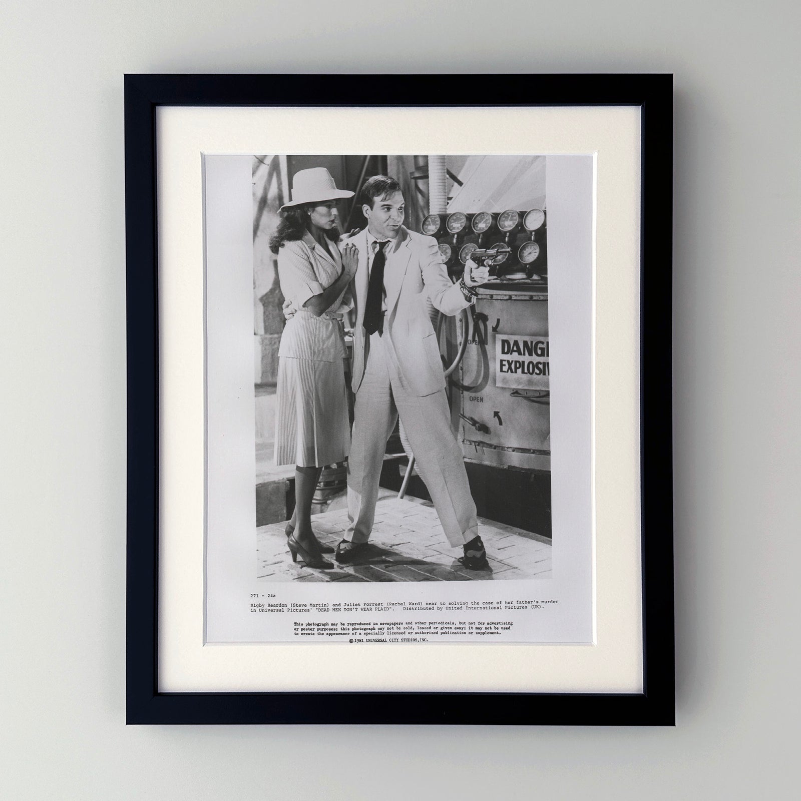 Dead Men Dont Wear Plaid 1982 Film Movie Press Publicity Still Framed