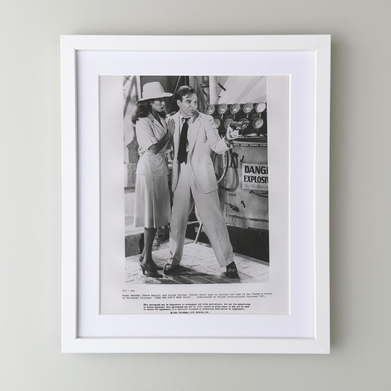 Dead Men Dont Wear Plaid 1982 Film Movie Press Publicity Still Framed