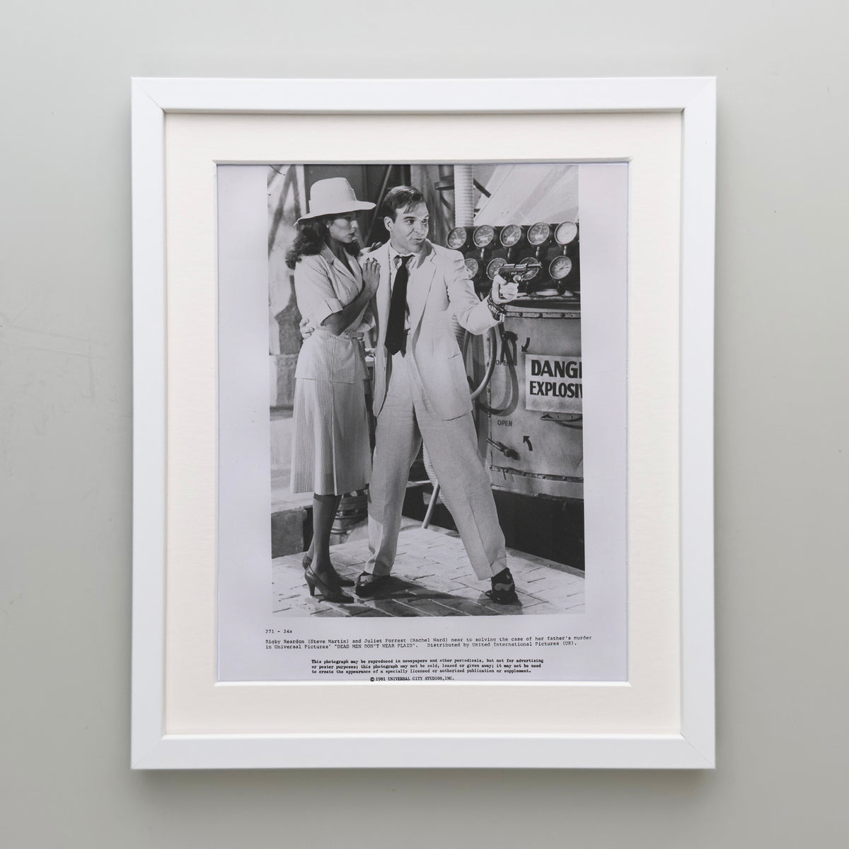 Dead Men Dont Wear Plaid 1982 Film Movie Press Publicity Still Framed