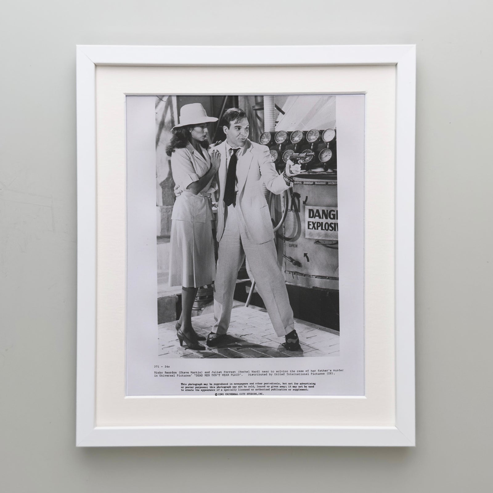 Dead Men Dont Wear Plaid 1982 Film Movie Press Publicity Still Framed