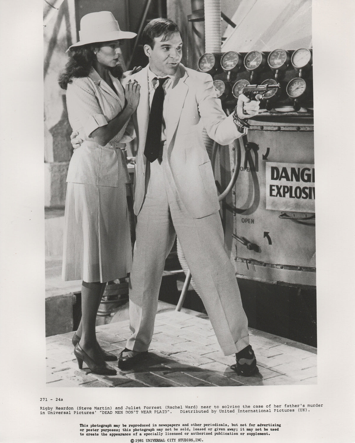 Dead Men Dont Wear Plaid 1982 Film Movie Press Publicity Still Framed