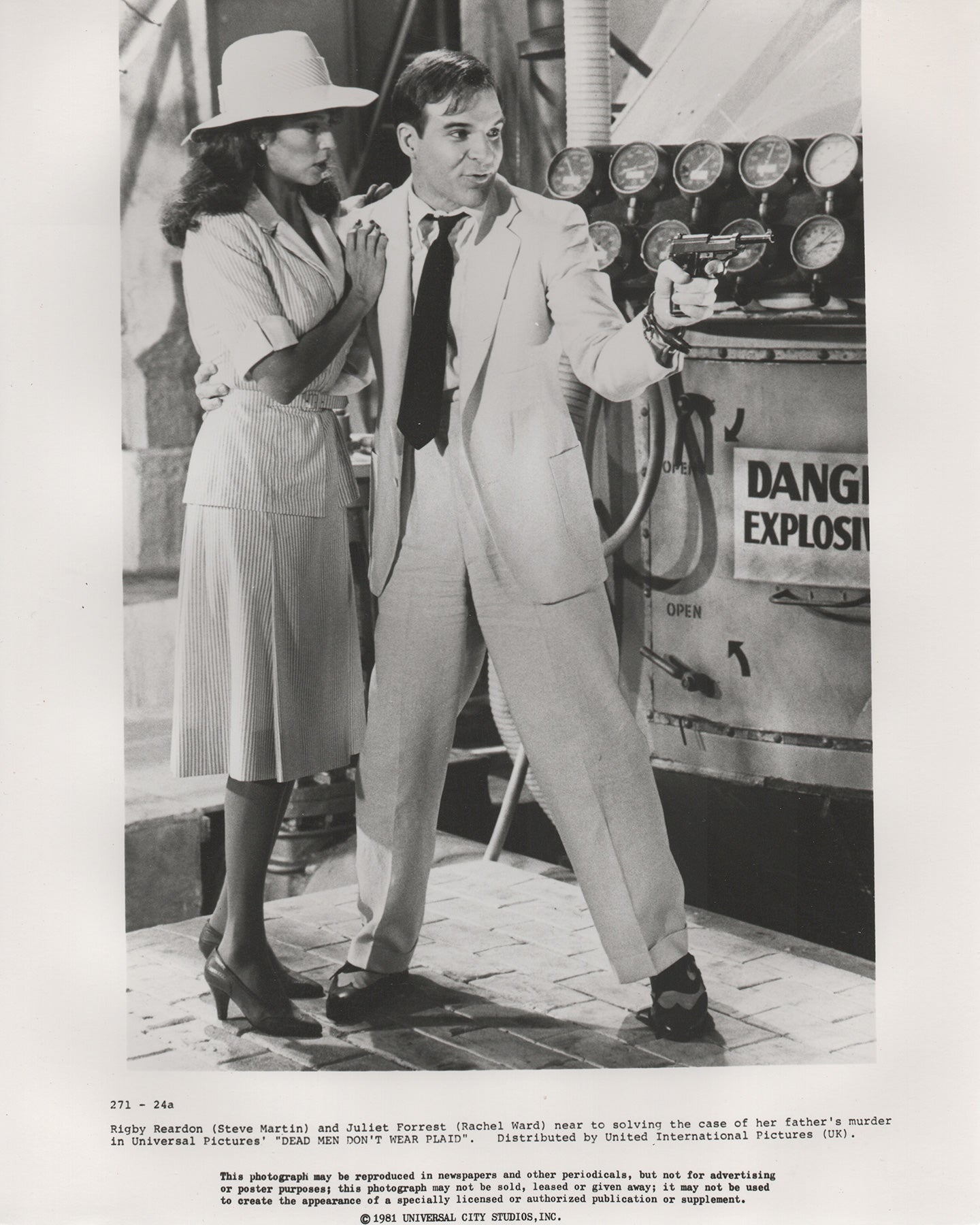Dead Men Dont Wear Plaid 1982 Film Movie Press Publicity Still Framed