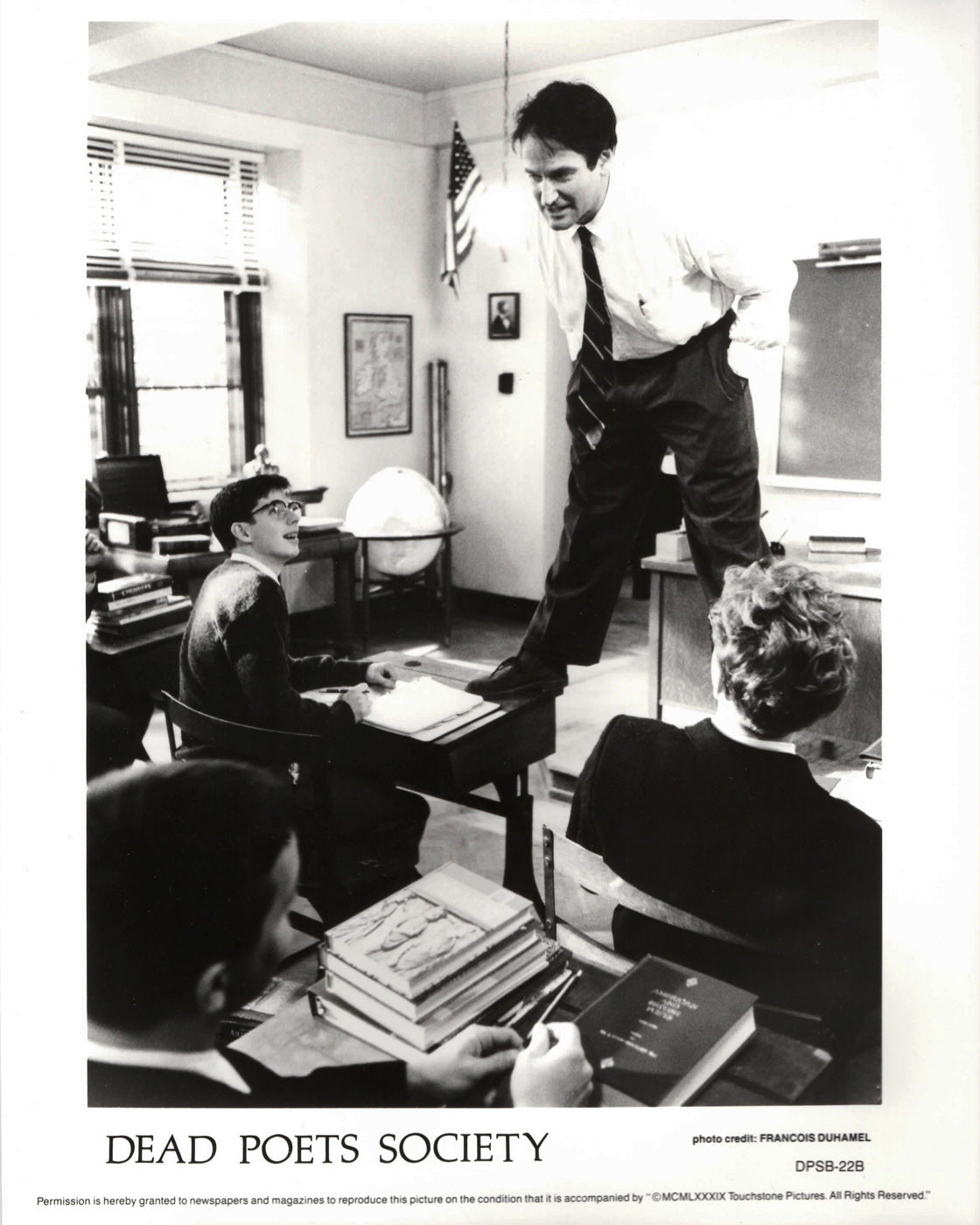 Dead Poet Society (1989) Publicity Press Film Movie Still Photo - Framed