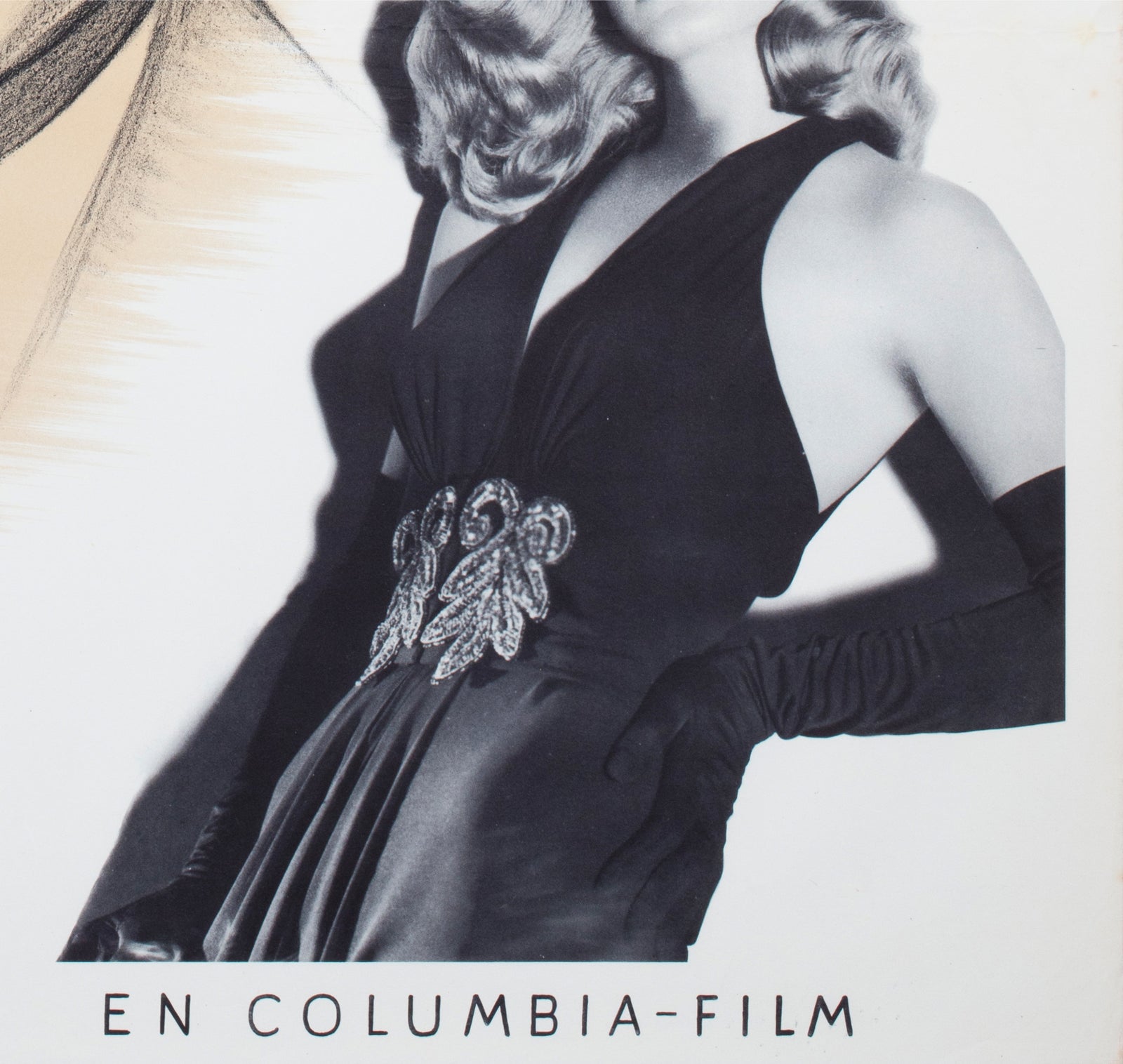 Dead Reckoning 1947 Swedish Film Poster Eric Rohman - detail
