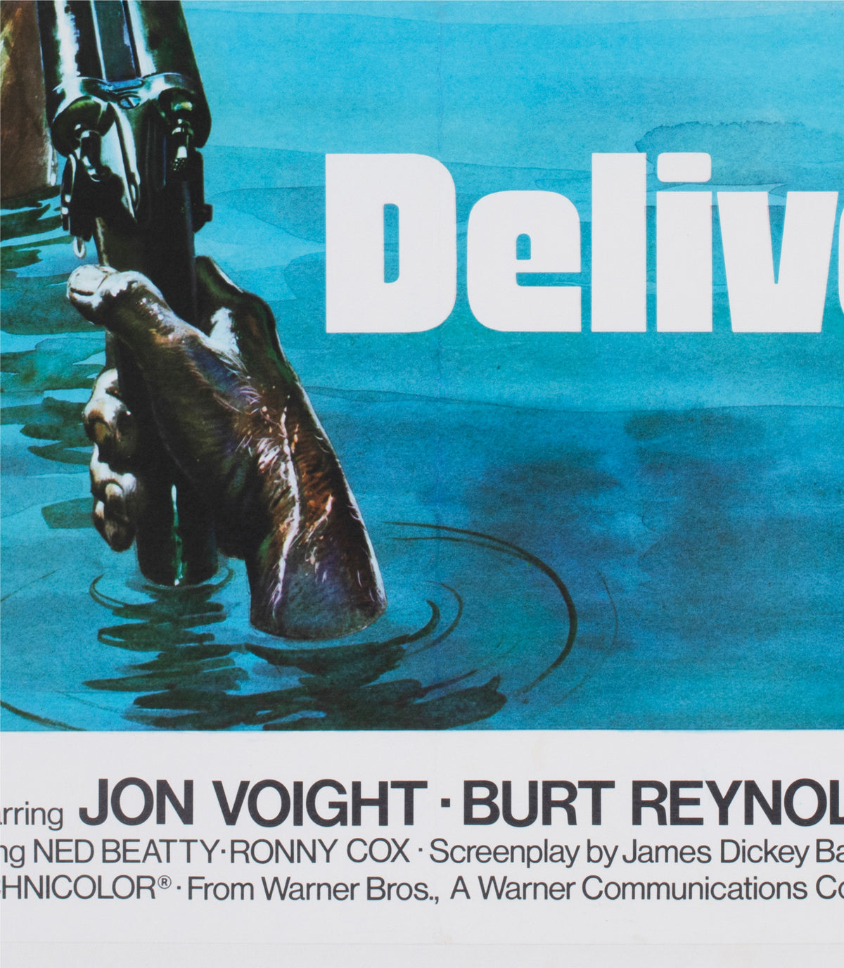 Deliverance 1972 UK Quad Film Movie Poster - detail
