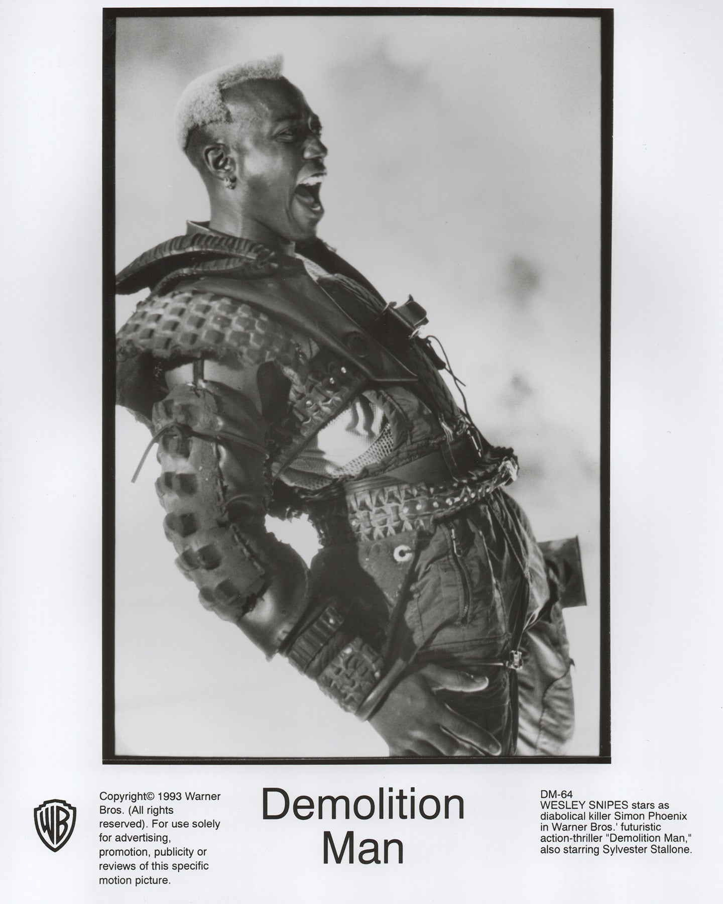 Demolition Man 1993 Film Movie Press Publicity Still Framed