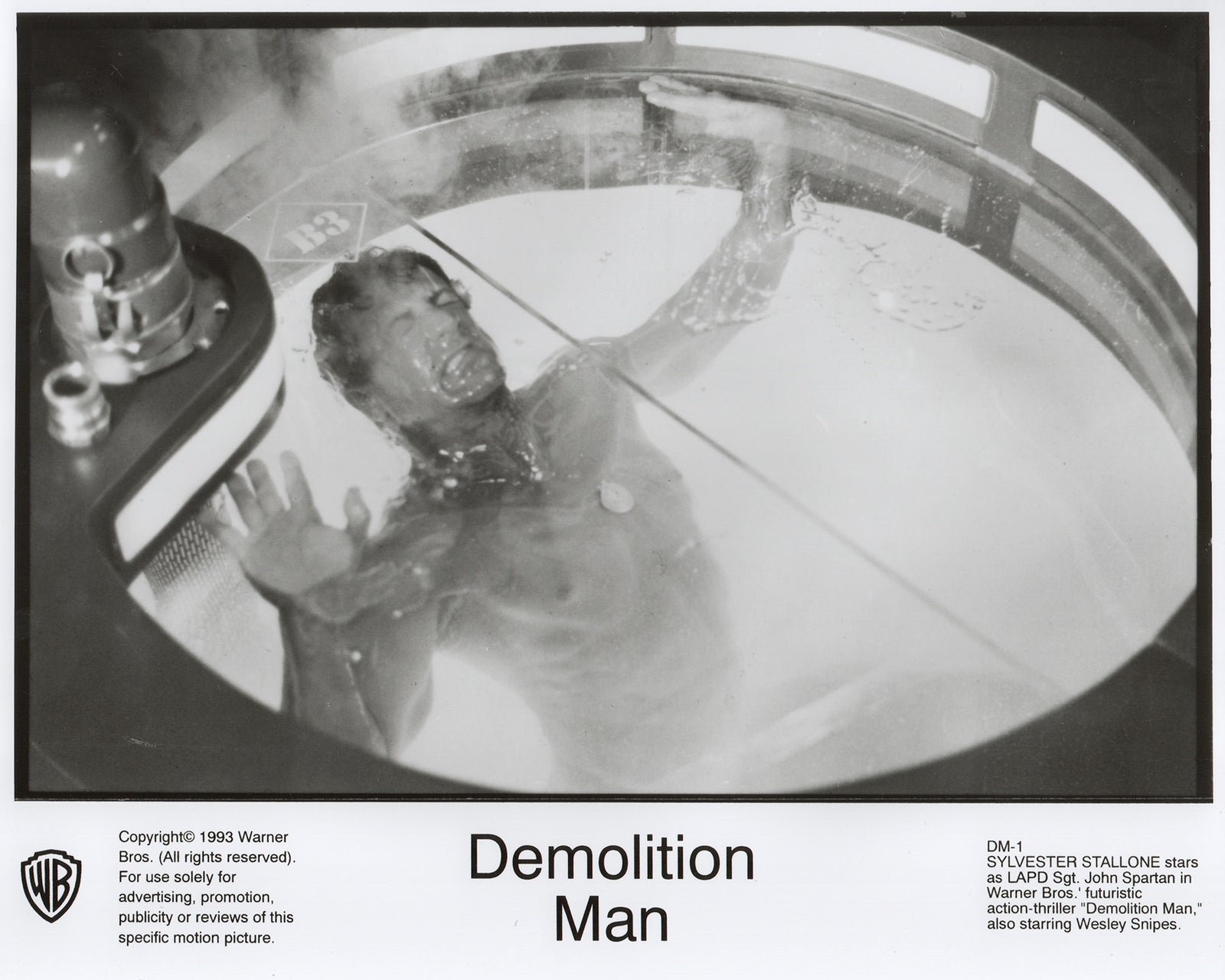 Demolition Man 1993 Film Movie Press Publicity Still Framed