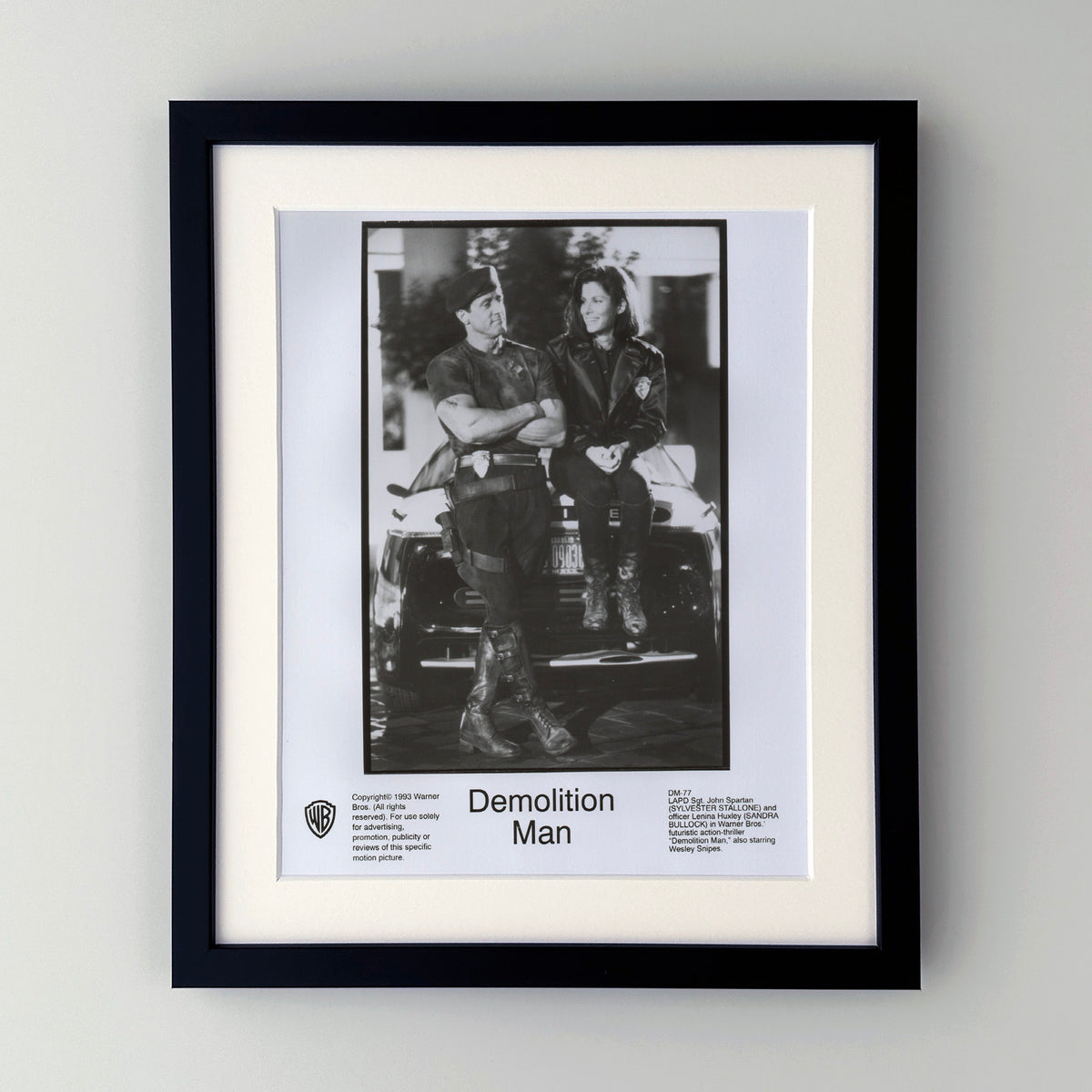 Demolition Man 1993 Film Movie Press Publicity Still Framed