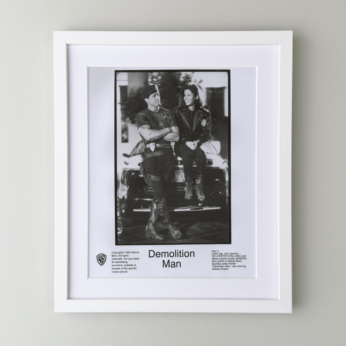 Demolition Man 1993 Film Movie Press Publicity Still Framed