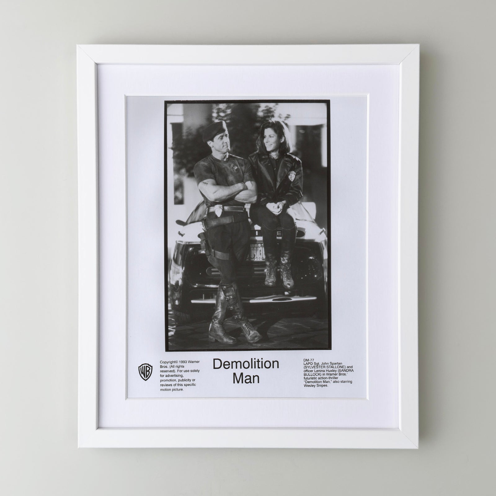 Demolition Man 1993 Film Movie Press Publicity Still Framed