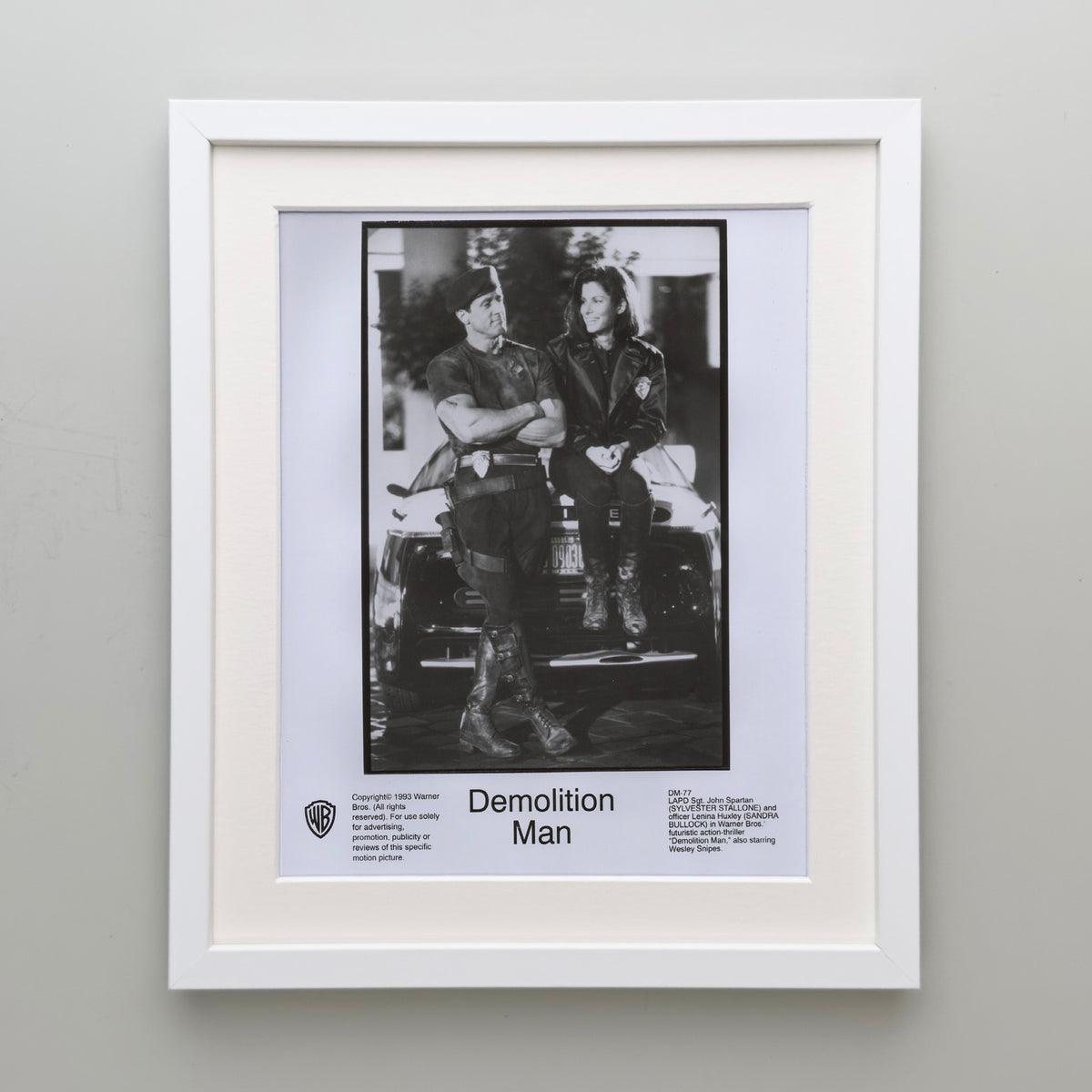 Demolition Man 1993 Film Movie Press Publicity Still Framed