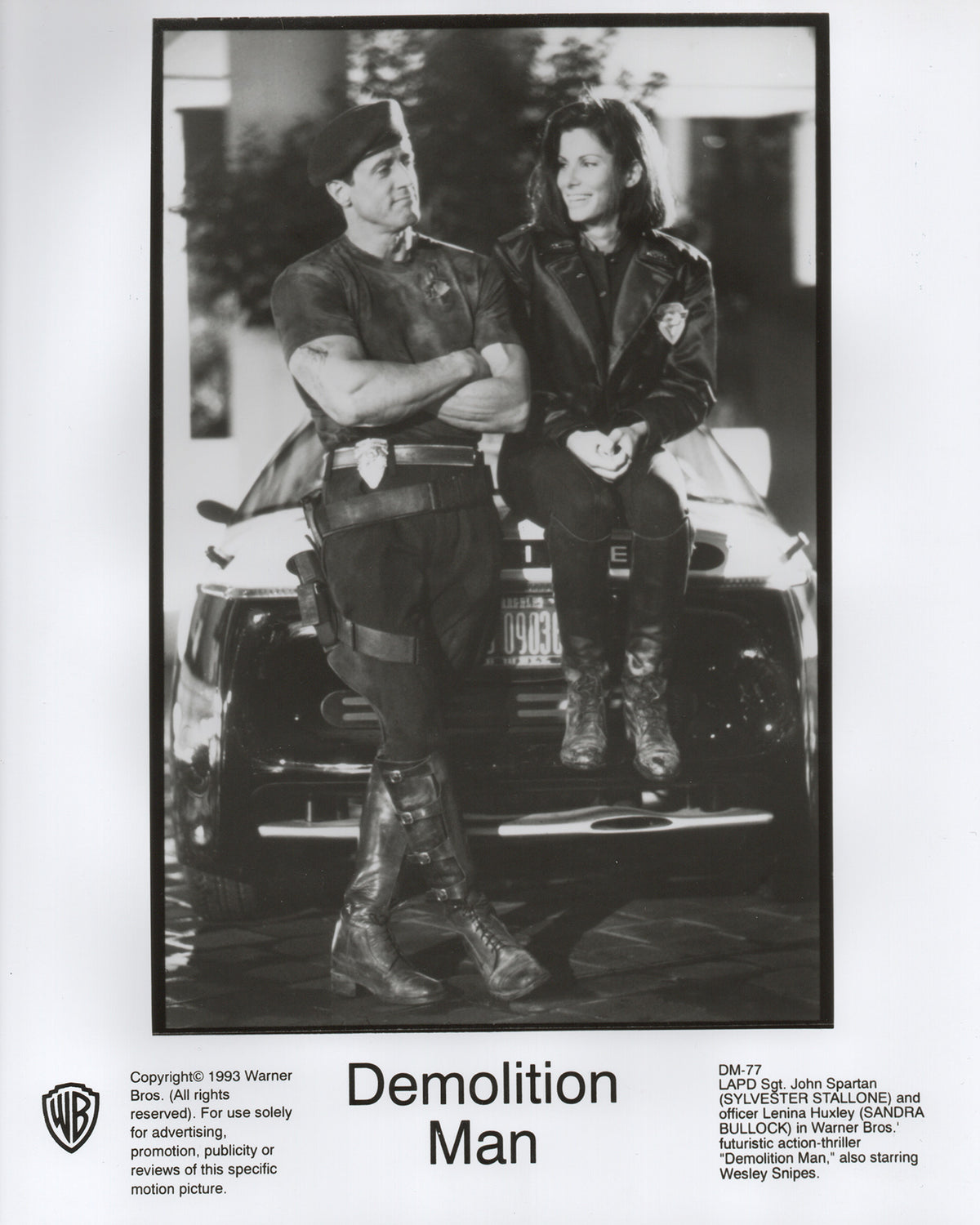 Demolition Man 1993 Film Movie Press Publicity Still Framed