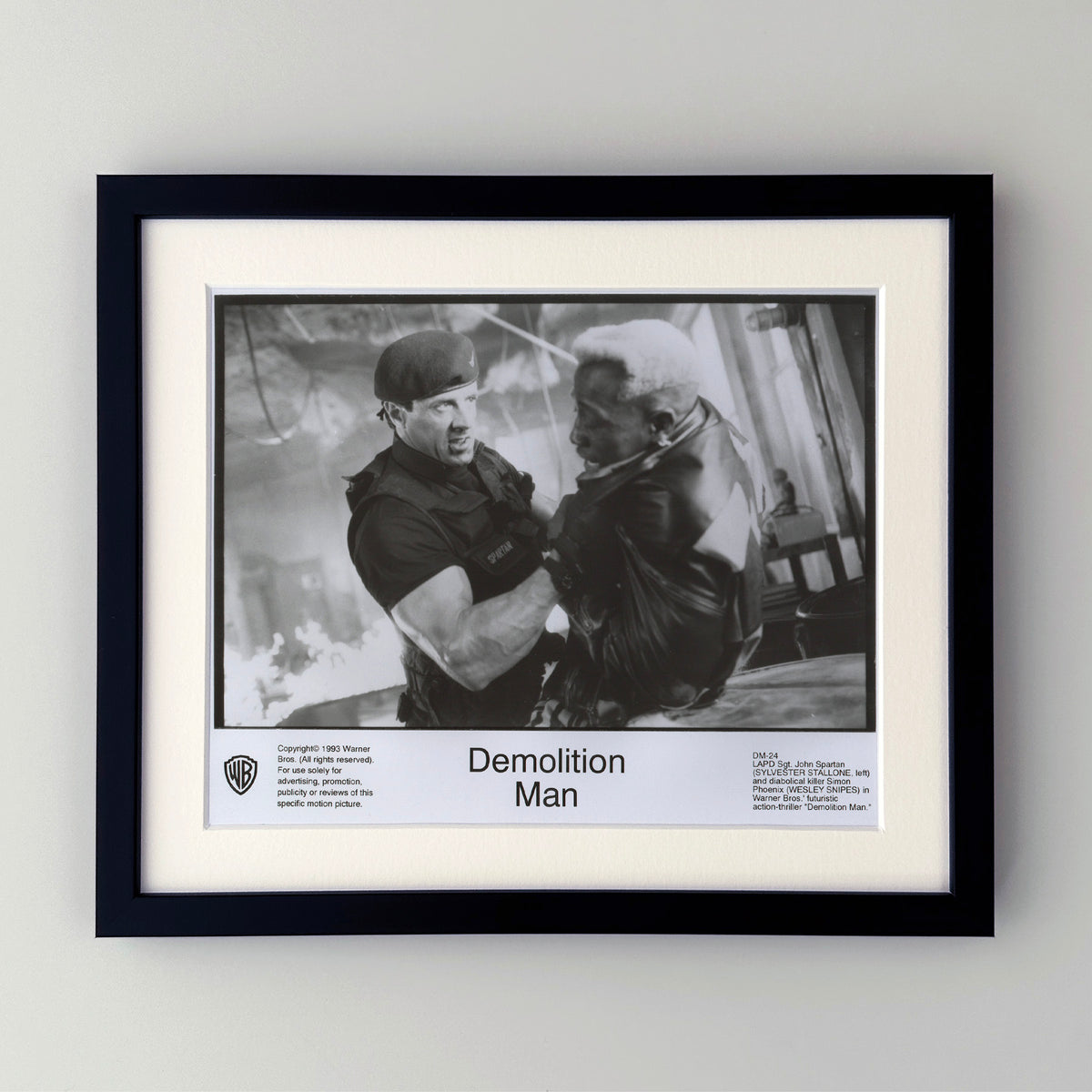 Demolition Man 1993 Film Movie Press Publicity Still Framed