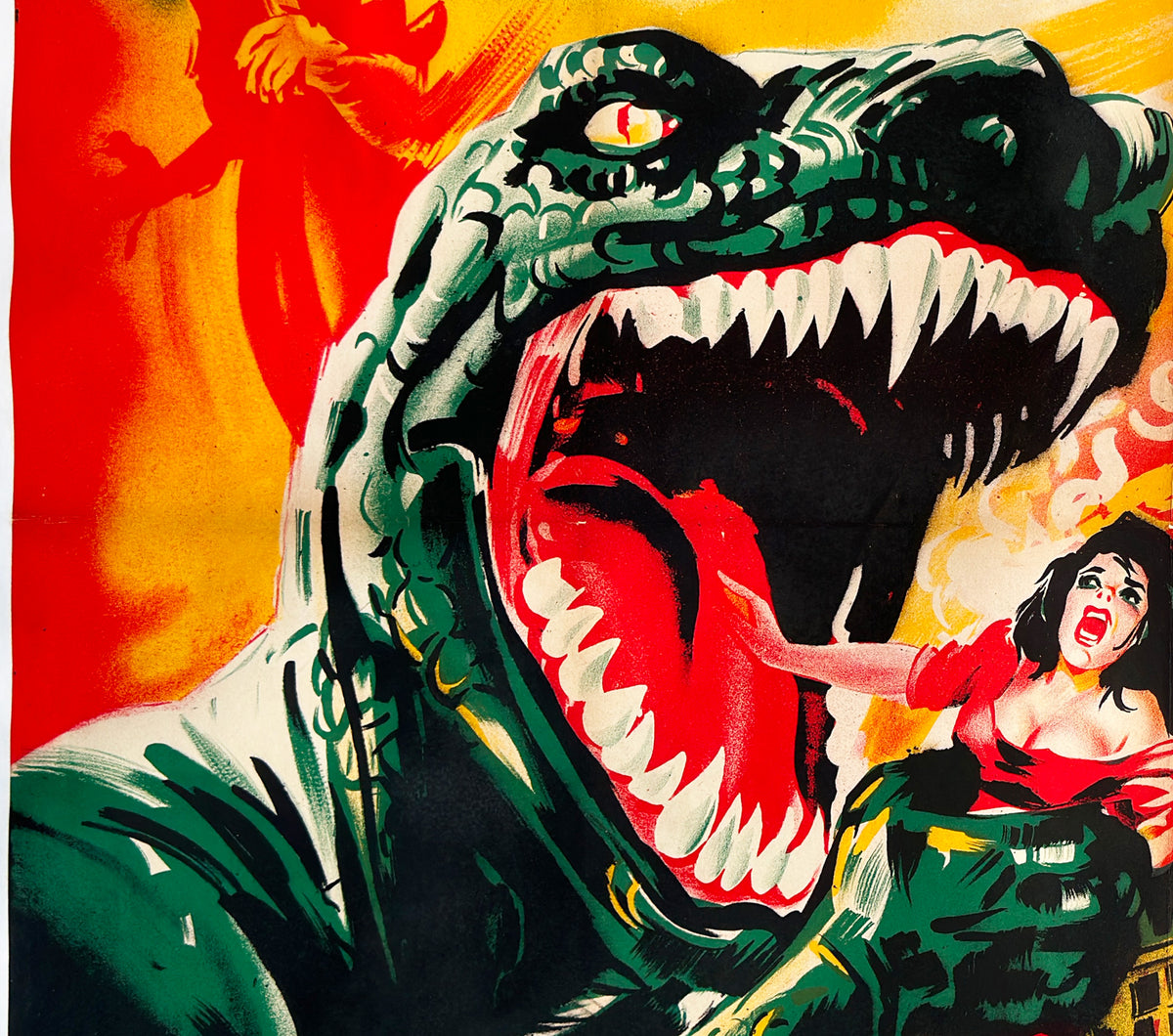 Destroy All Monsters 1970 French Grande Film Movie Poster, Constantin Belinsky - detail