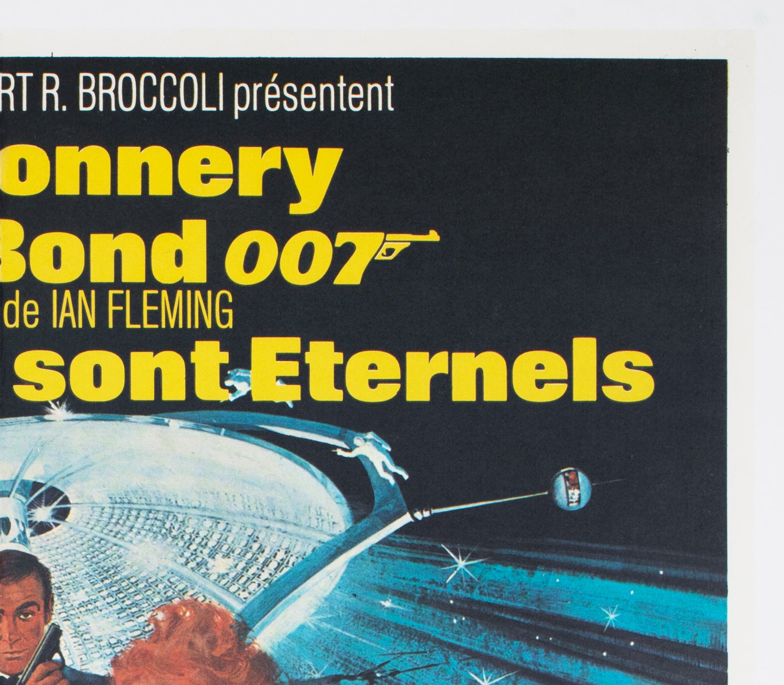 Diamonds Are Forever 1971 French Moyenne Film Poster Robert McGinnis - detail
