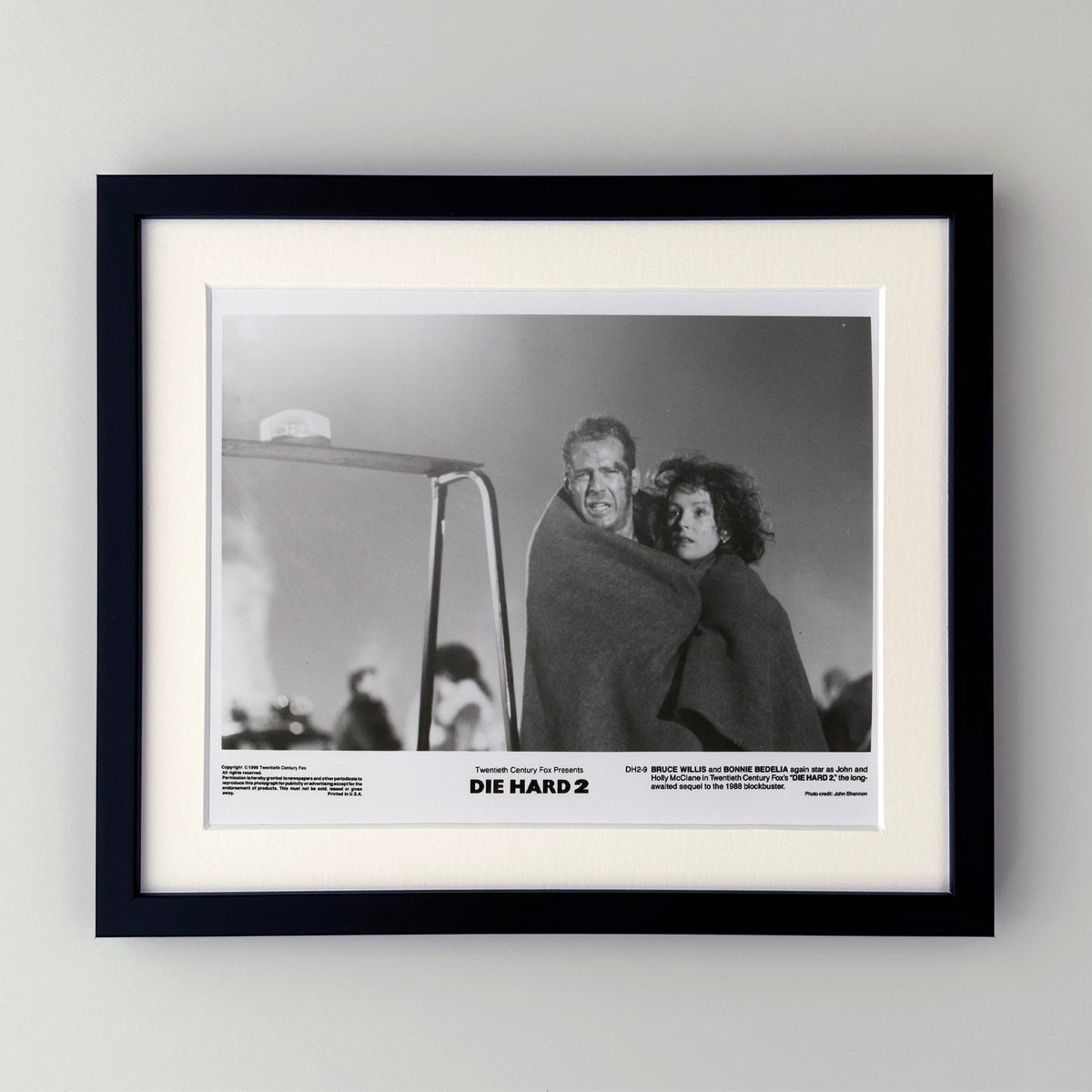 Die Hard 2 1990 Film Movie Press Publicity Still Framed