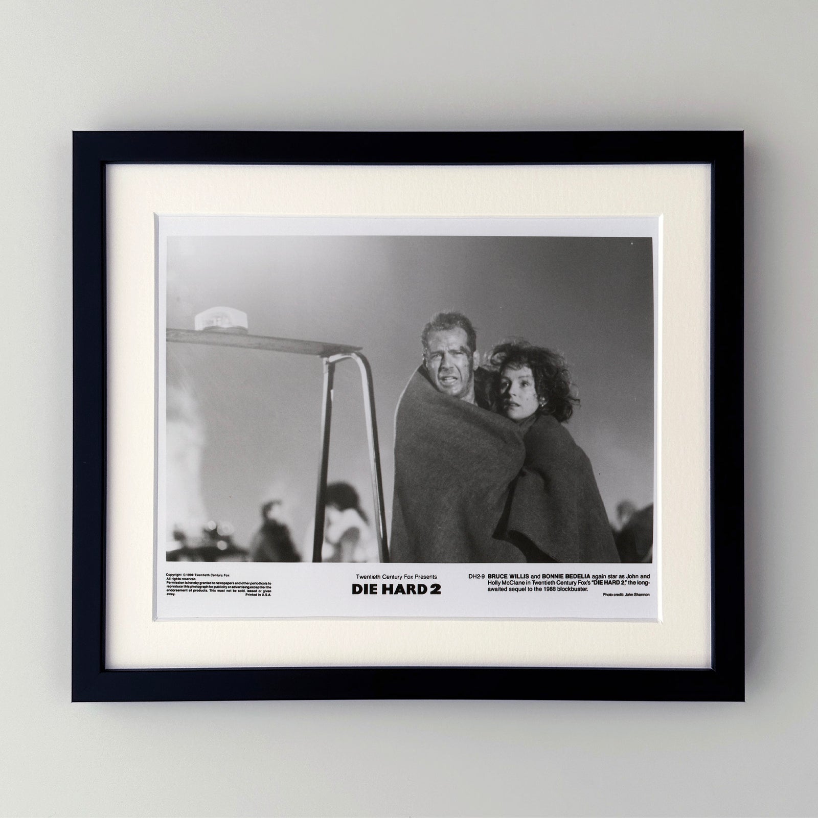 Die Hard 2 1990 Film Movie Press Publicity Still Framed