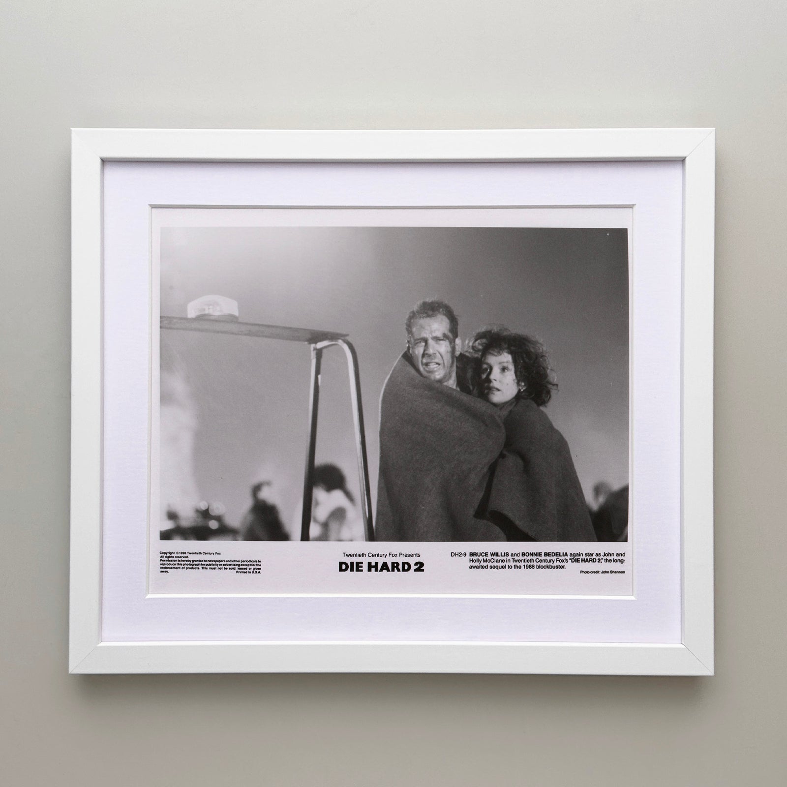 Die Hard 2 1990 Film Movie Press Publicity Still Framed
