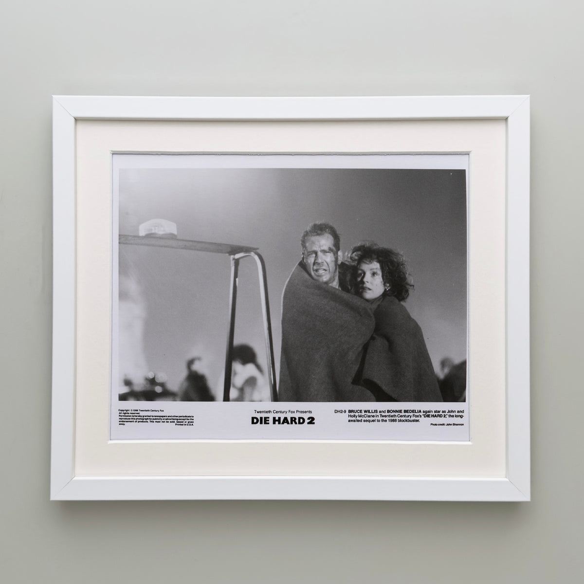 Die Hard 2 1990 Film Movie Press Publicity Still Framed