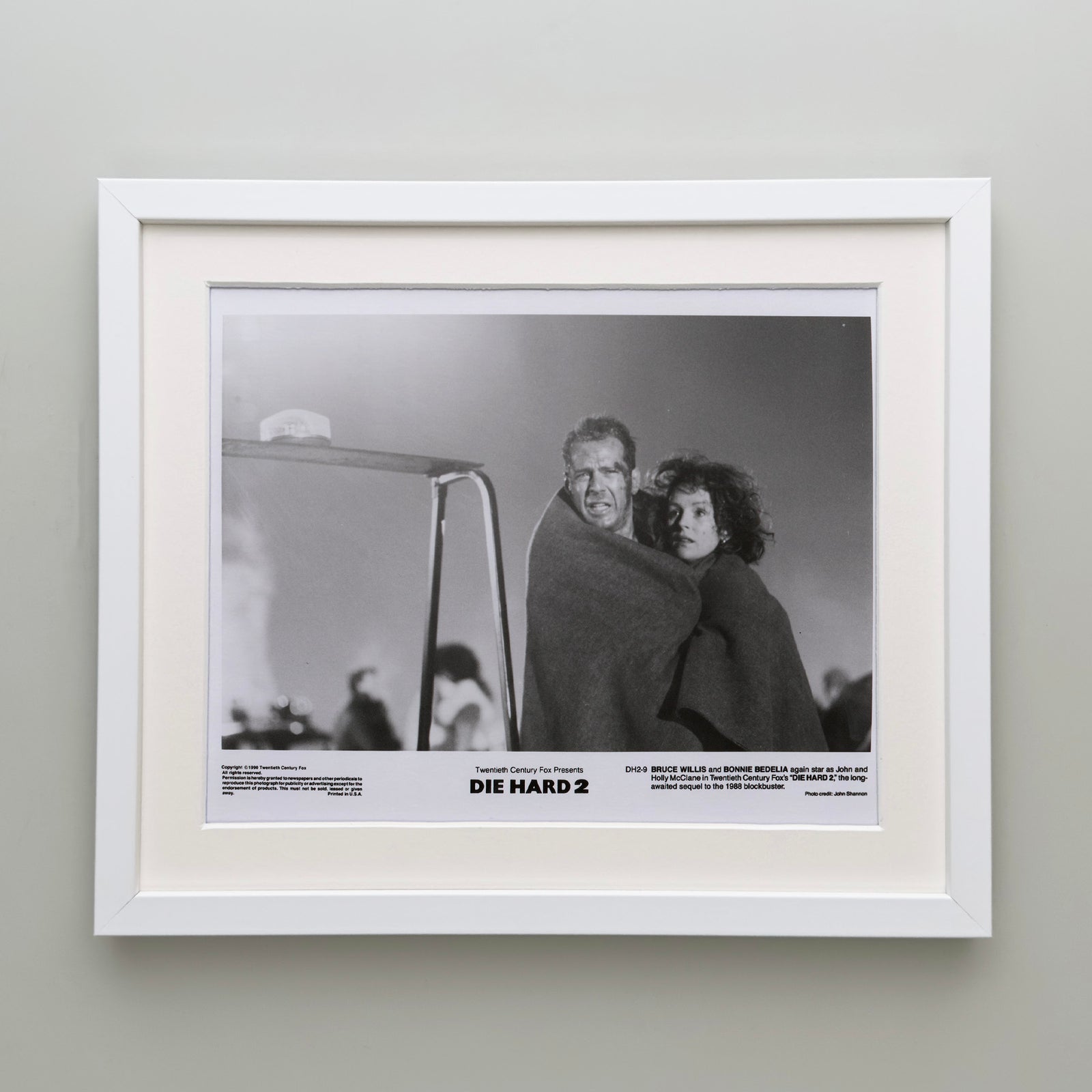 Die Hard 2 1990 Film Movie Press Publicity Still Framed