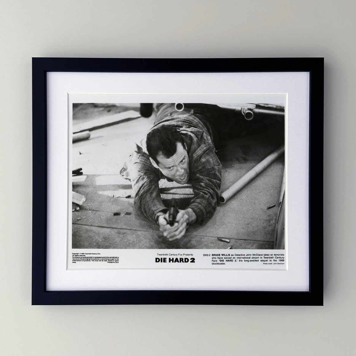 Die Hard 2 1990 Film Movie Press Publicity Still Framed
