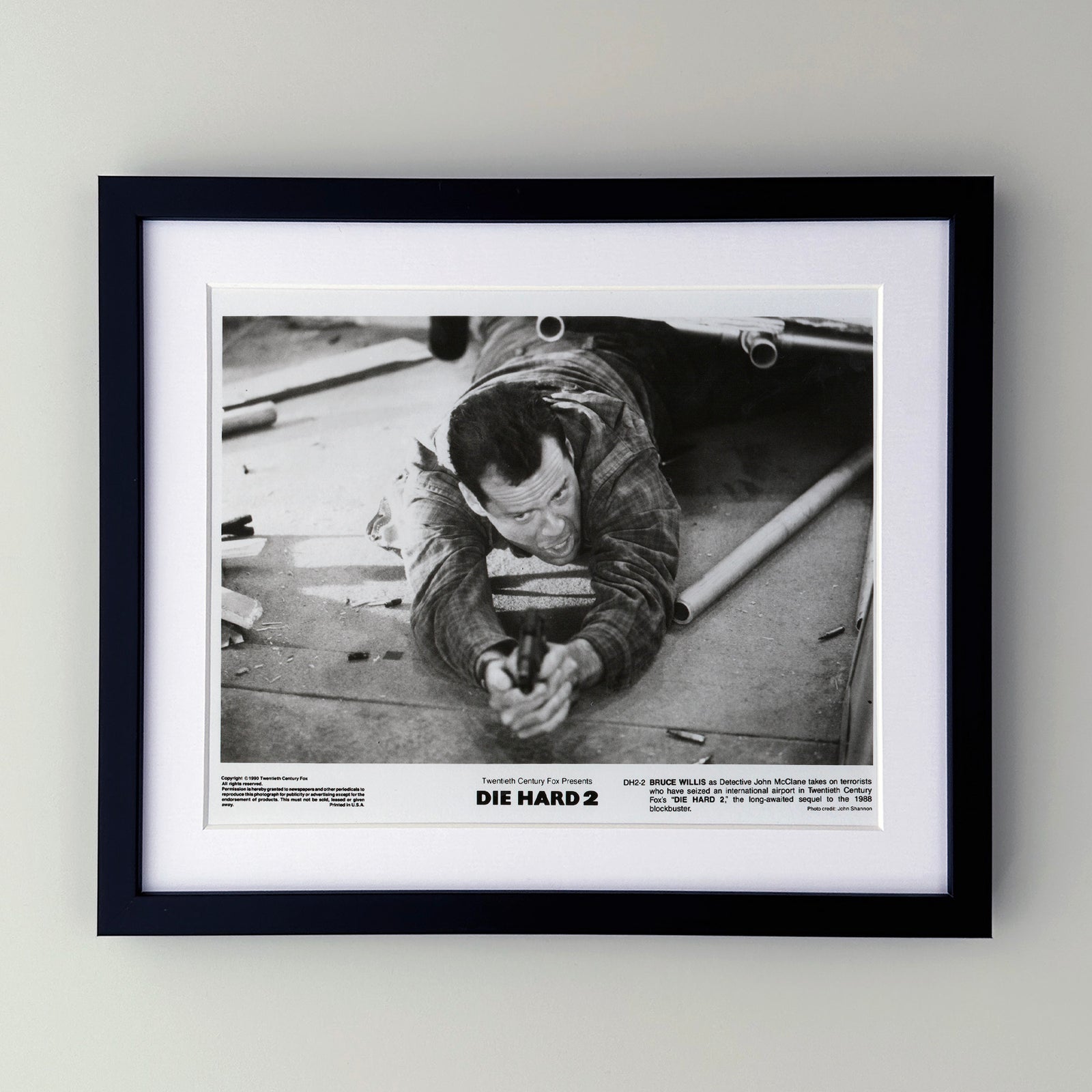 Die Hard 2 1990 Film Movie Press Publicity Still Framed