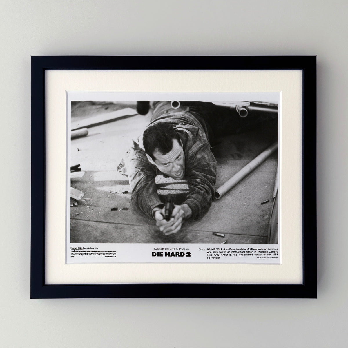 Die Hard 2 1990 Film Movie Press Publicity Still Framed