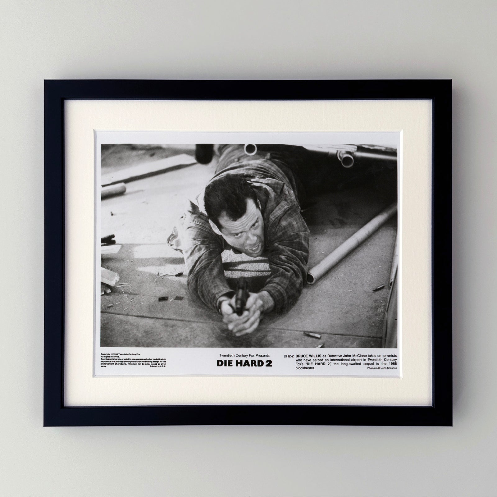 Die Hard 2 1990 Film Movie Press Publicity Still Framed