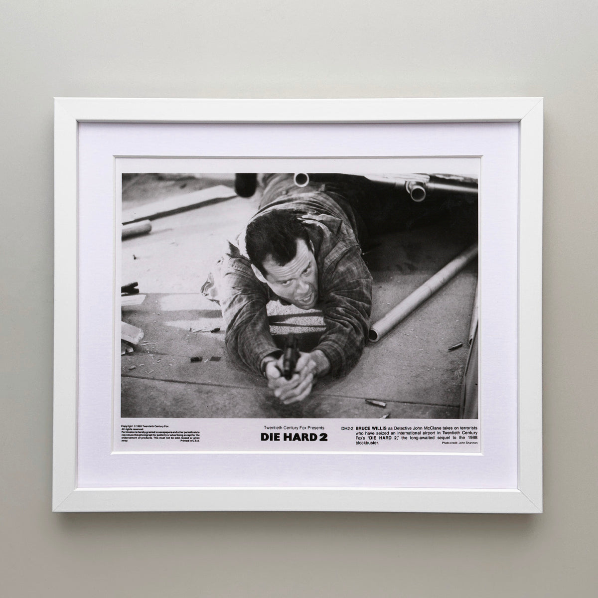 Die Hard 2 1990 Film Movie Press Publicity Still Framed