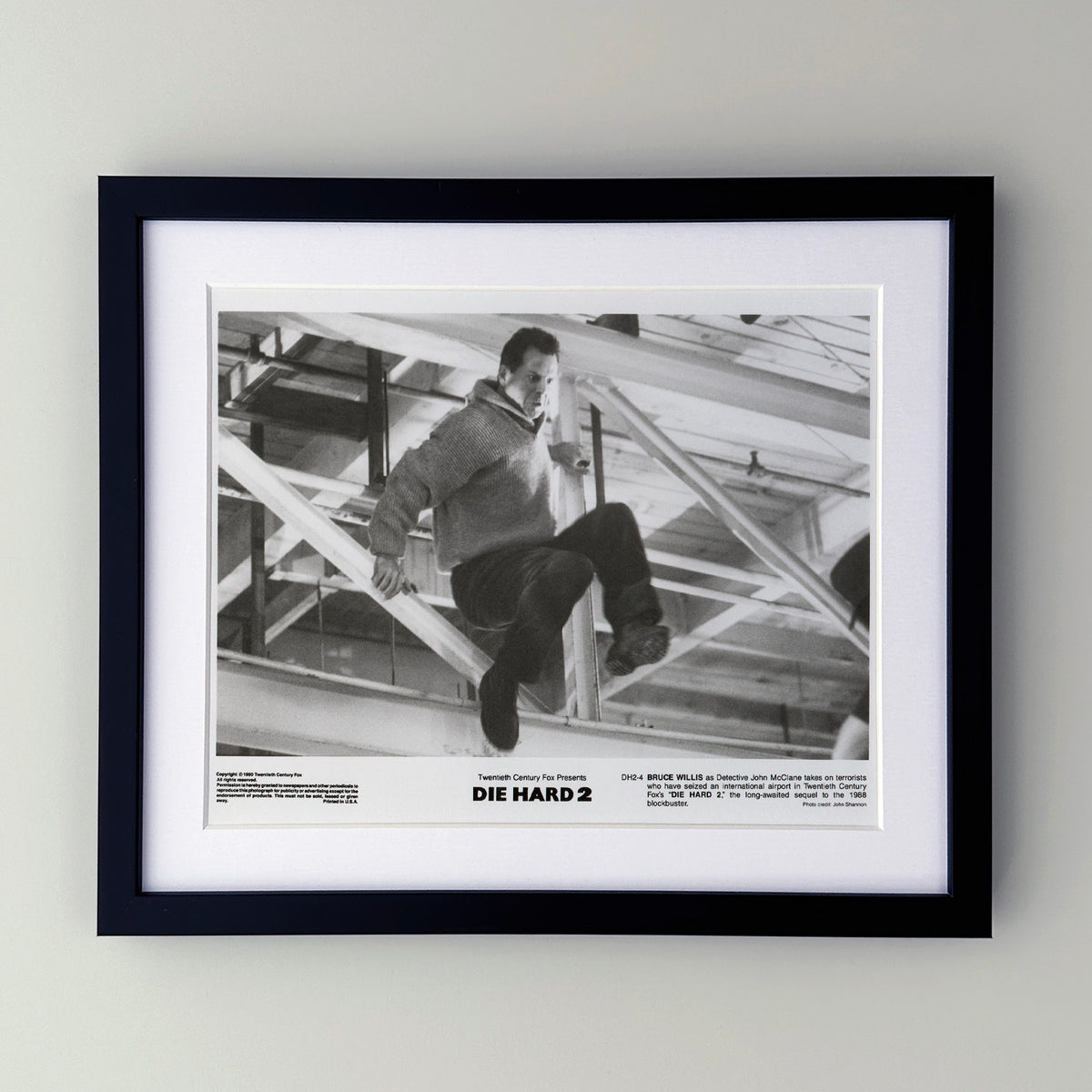 Die Hard 2 1990 Film Movie Press Publicity Still Framed