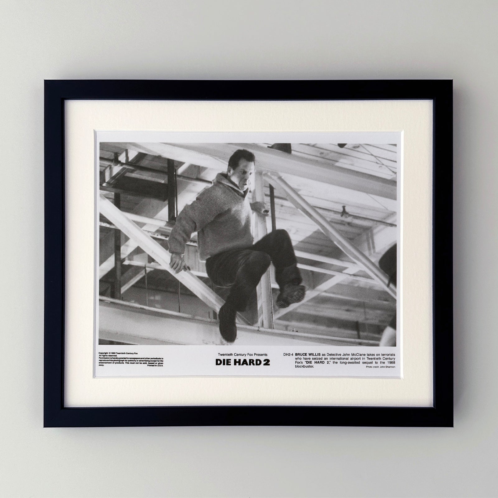 Die Hard 2 1990 Film Movie Press Publicity Still Framed