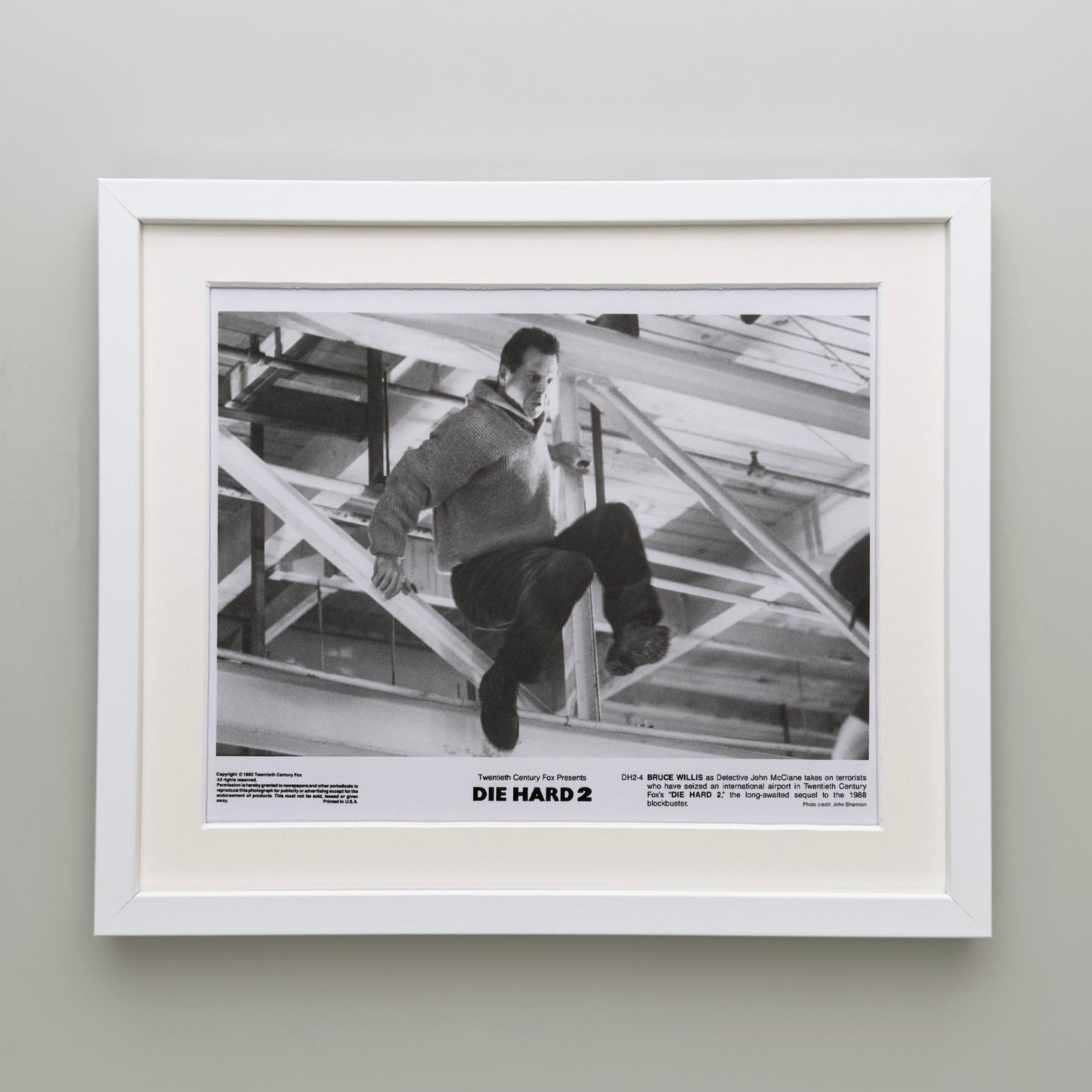 Die Hard 2 1990 Film Movie Press Publicity Still Framed