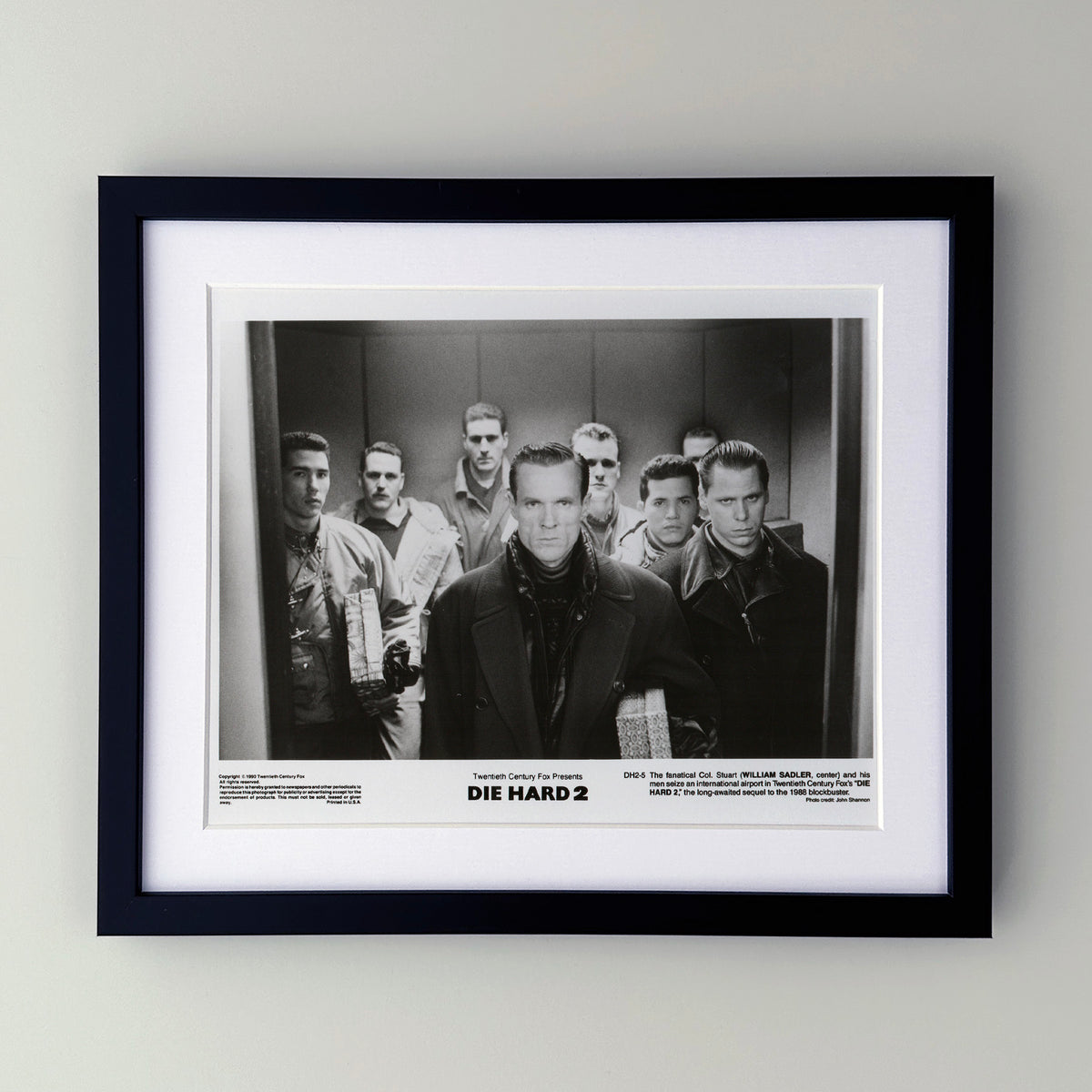 Die Hard 2 1990 Film Movie Press Publicity Still Framed