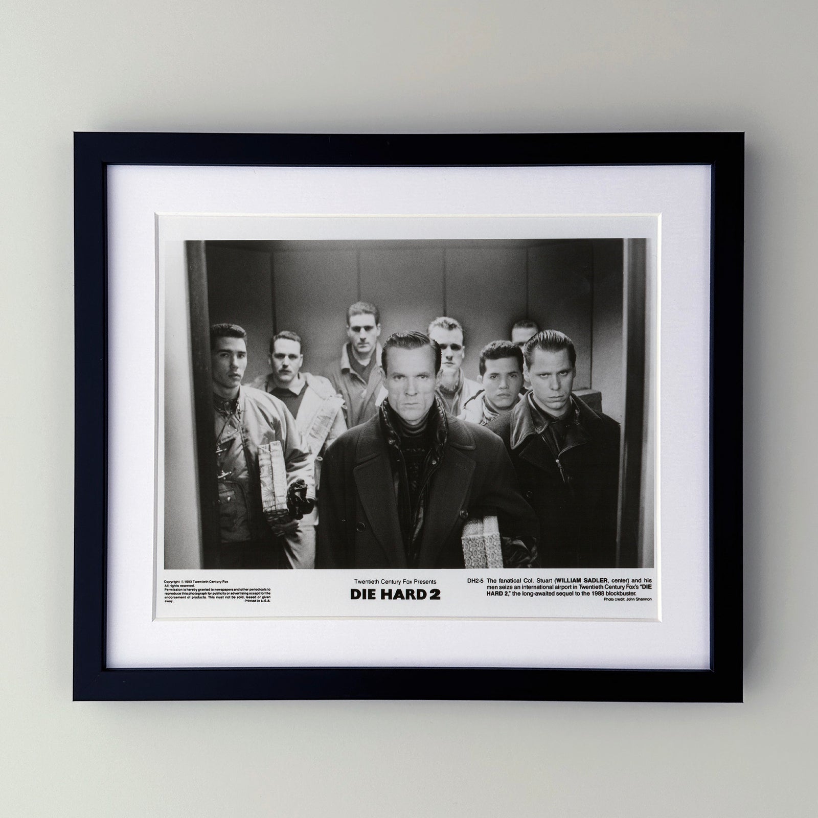 Die Hard 2 1990 Film Movie Press Publicity Still Framed