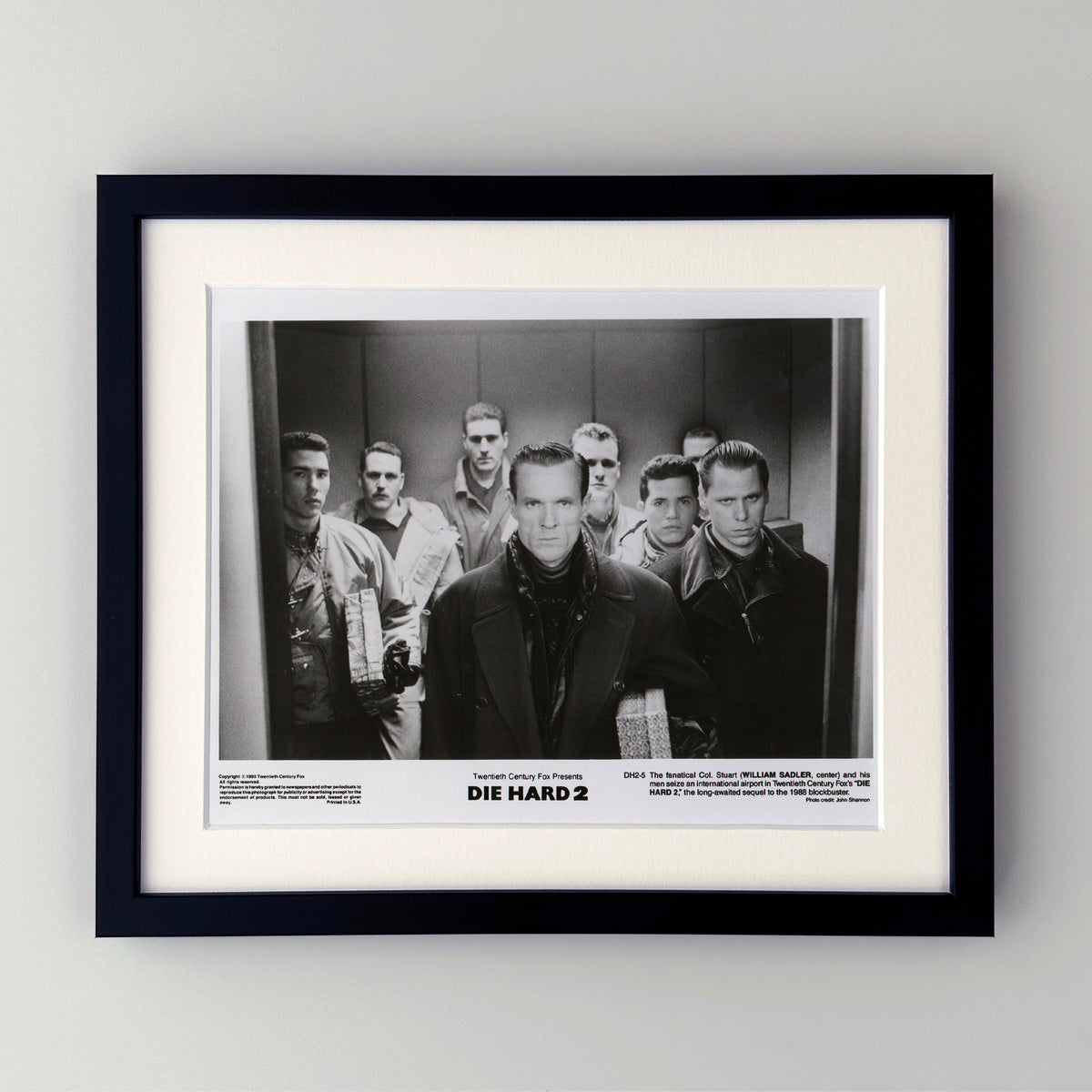 Die Hard 2 1990 Film Movie Press Publicity Still Framed