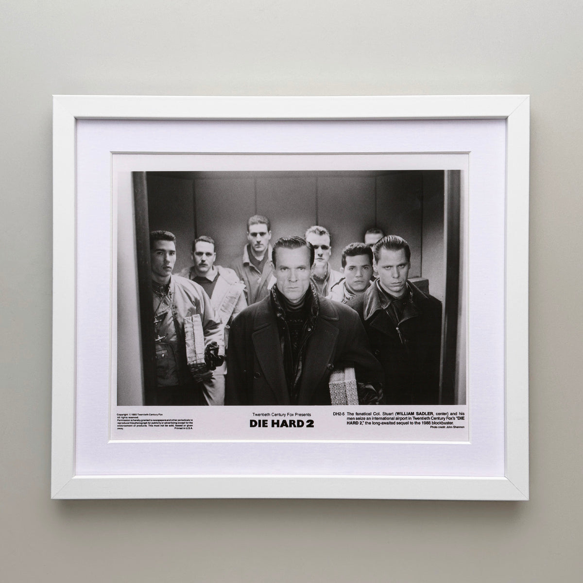 Die Hard 2 1990 Film Movie Press Publicity Still Framed