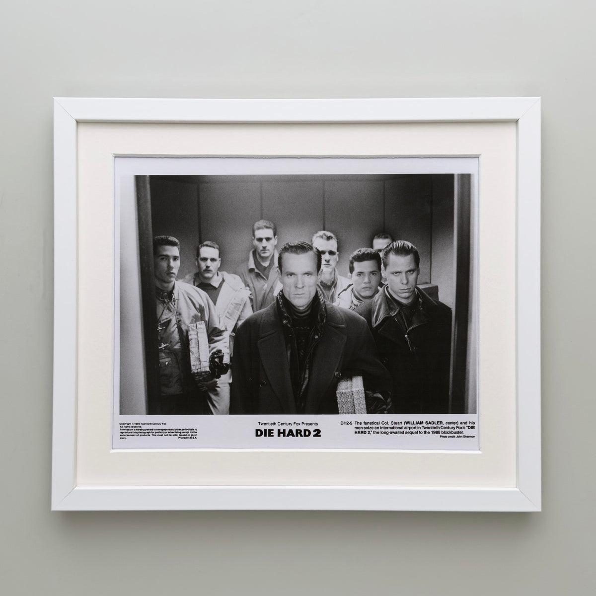 Die Hard 2 1990 Film Movie Press Publicity Still Framed