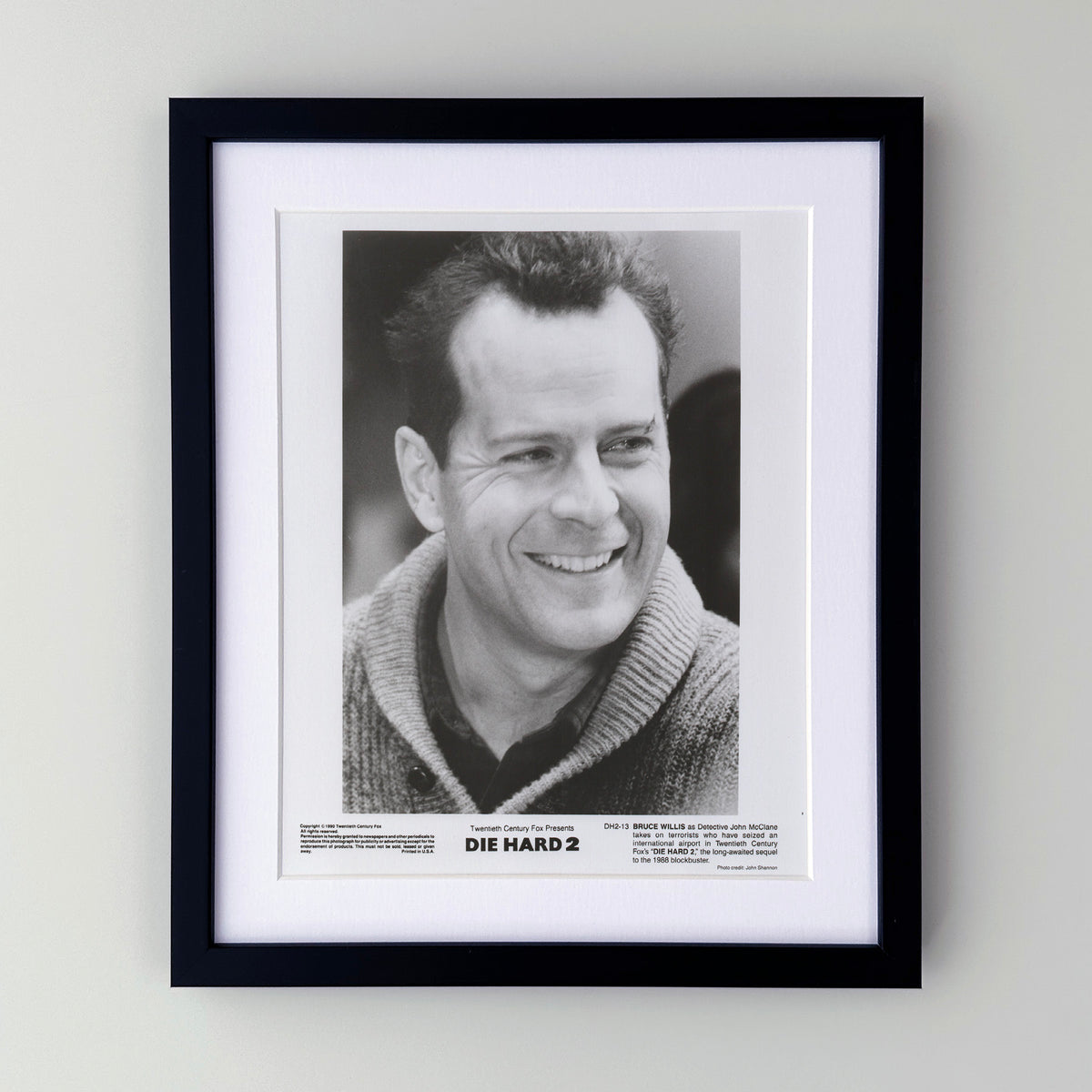 Die Hard 2 1990 Film Movie Press Publicity Still Framed