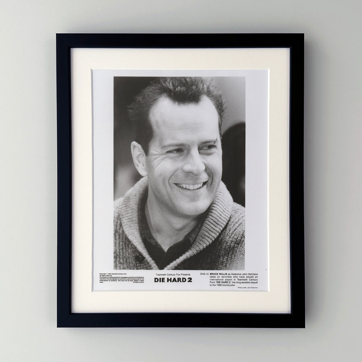Die Hard 2 1990 Film Movie Press Publicity Still Framed