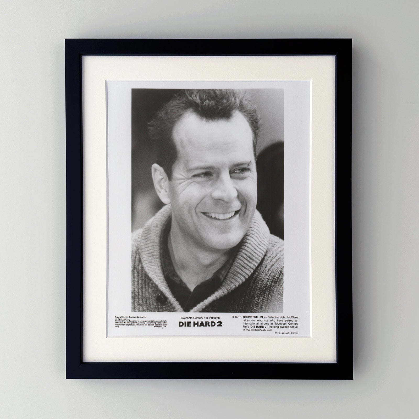 Die Hard 2 1990 Film Movie Press Publicity Still Framed