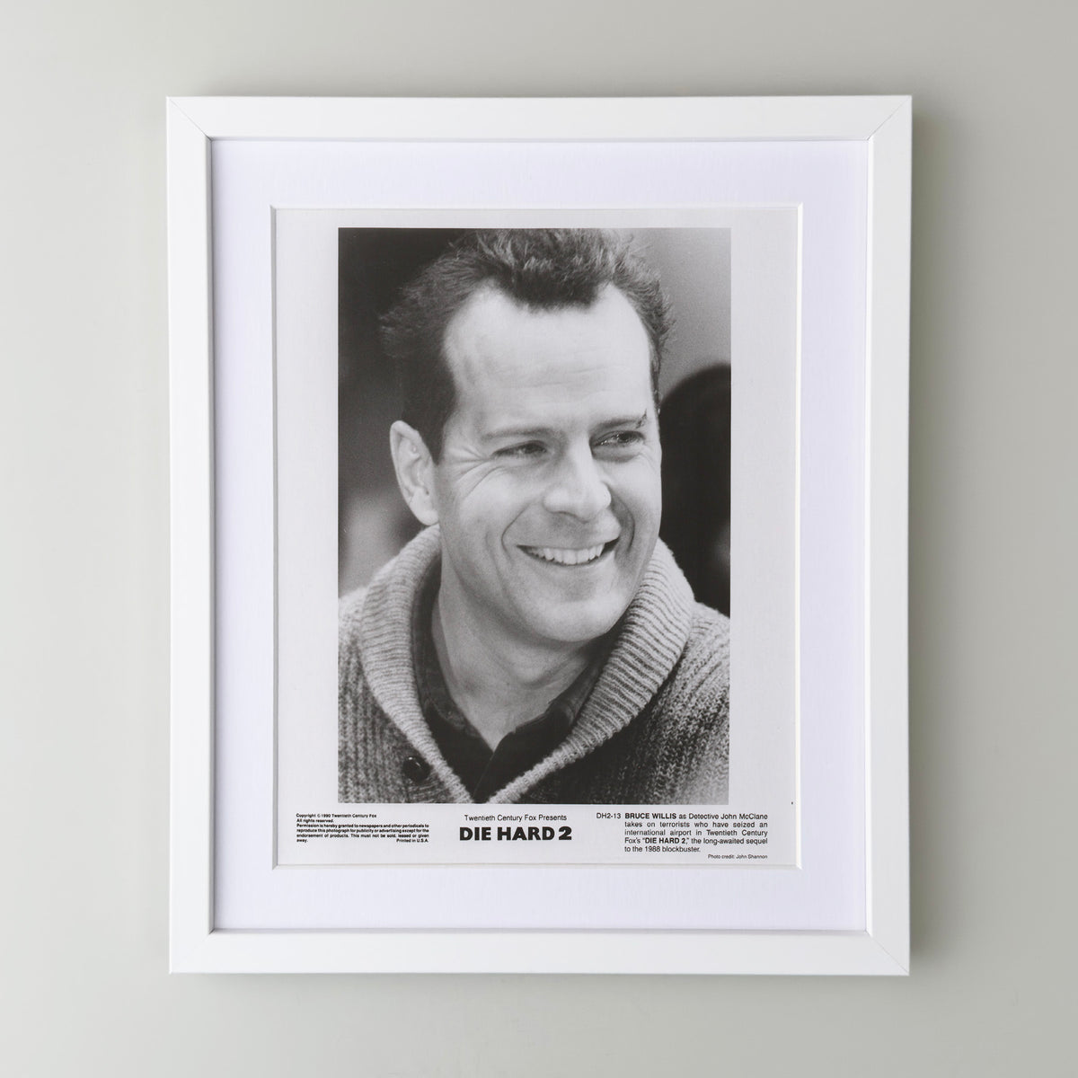 Die Hard 2 1990 Film Movie Press Publicity Still Framed