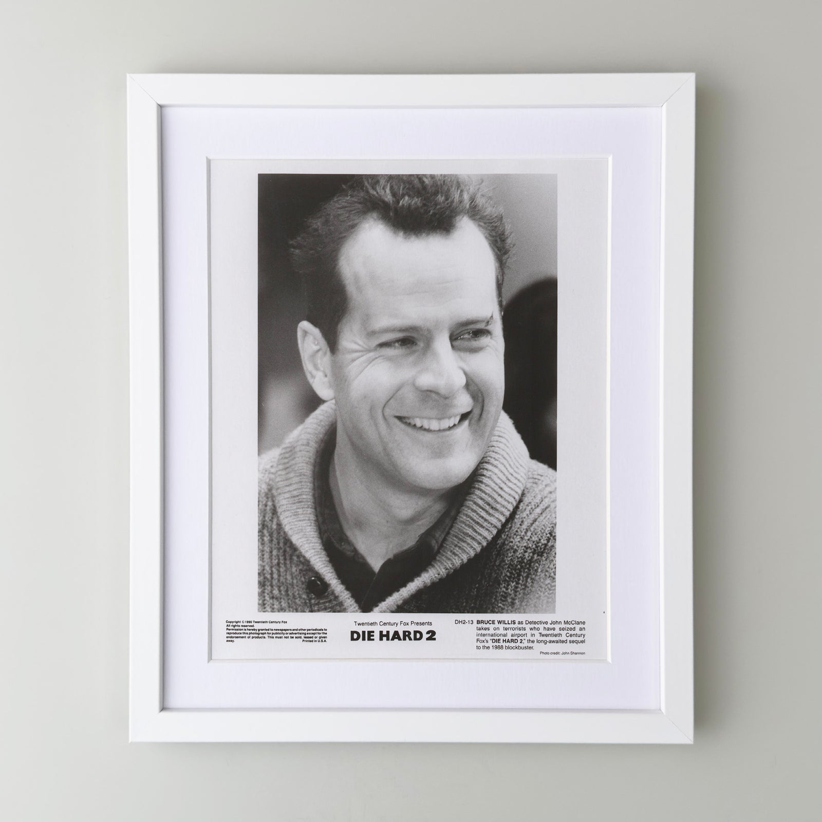 Die Hard 2 1990 Film Movie Press Publicity Still Framed