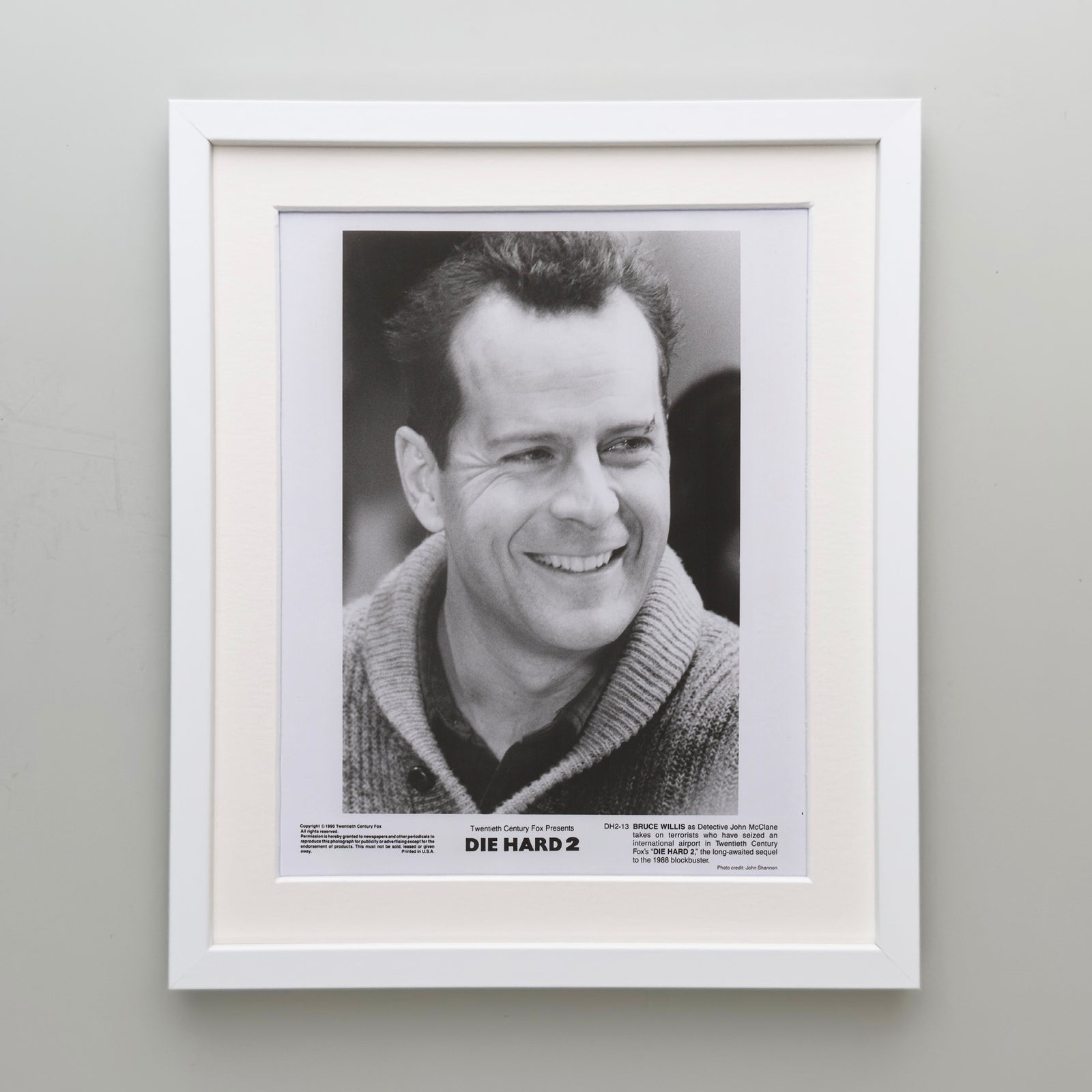 Die Hard 2 1990 Film Movie Press Publicity Still Framed