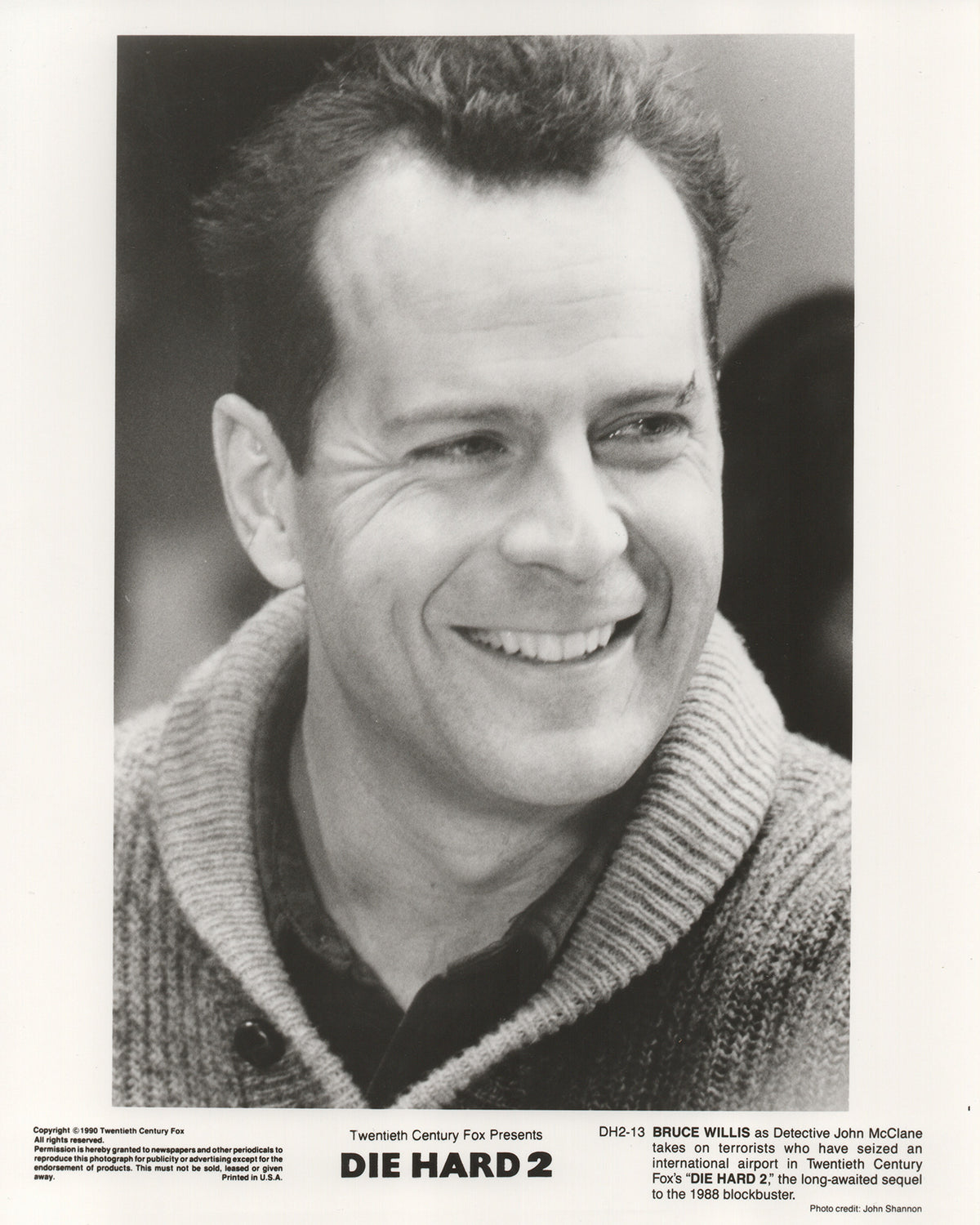 Die Hard 2 1990 Film Movie Press Publicity Still Framed