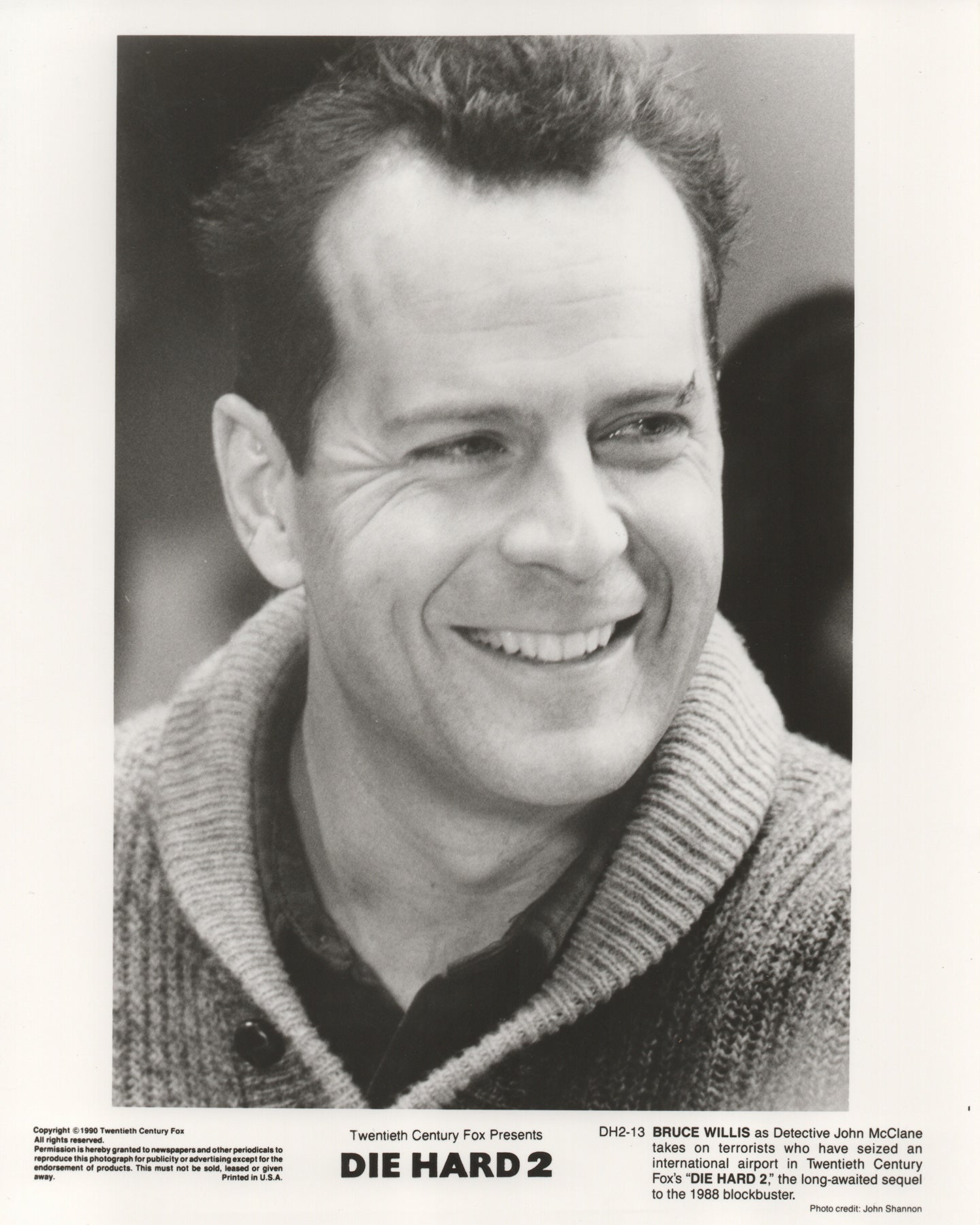 Die Hard 2 1990 Film Movie Press Publicity Still Framed