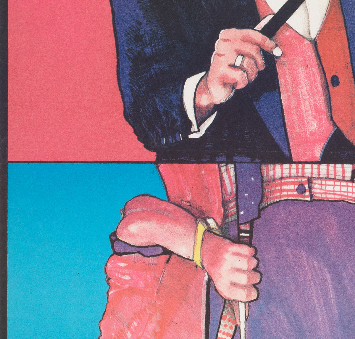 Dirty Rotten Scoundrels 1990 Polish B1 Film Poster, Kalkus