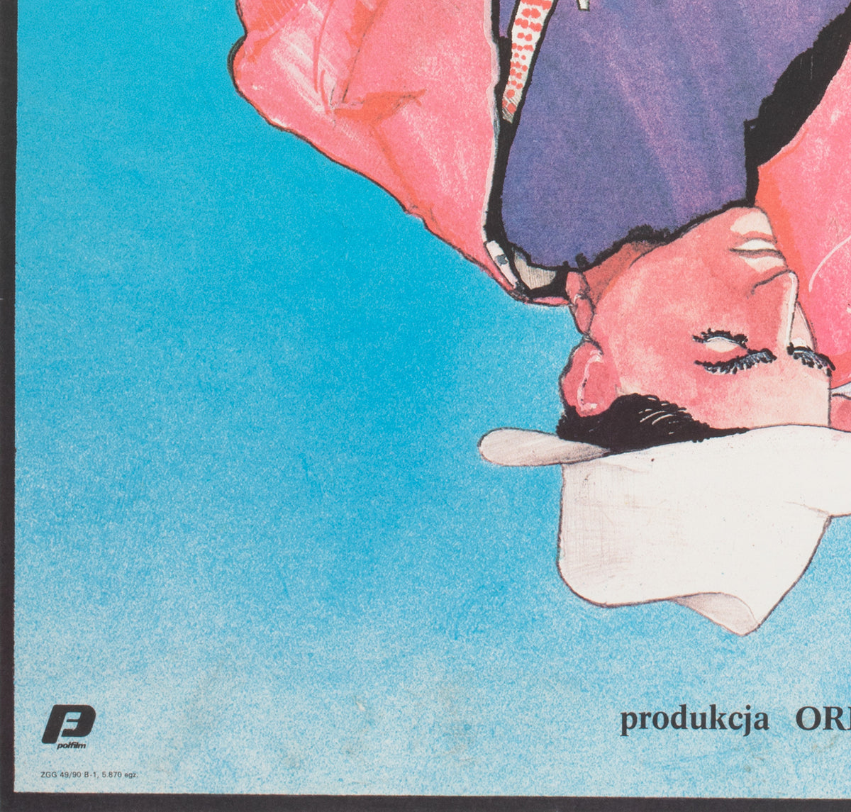 Dirty Rotten Scoundrels 1990 Polish B1 Film Poster, Kalkus