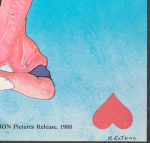 Dirty Rotten Scoundrels 1990 Polish B1 Film Movie Poster, Kalkus - detail