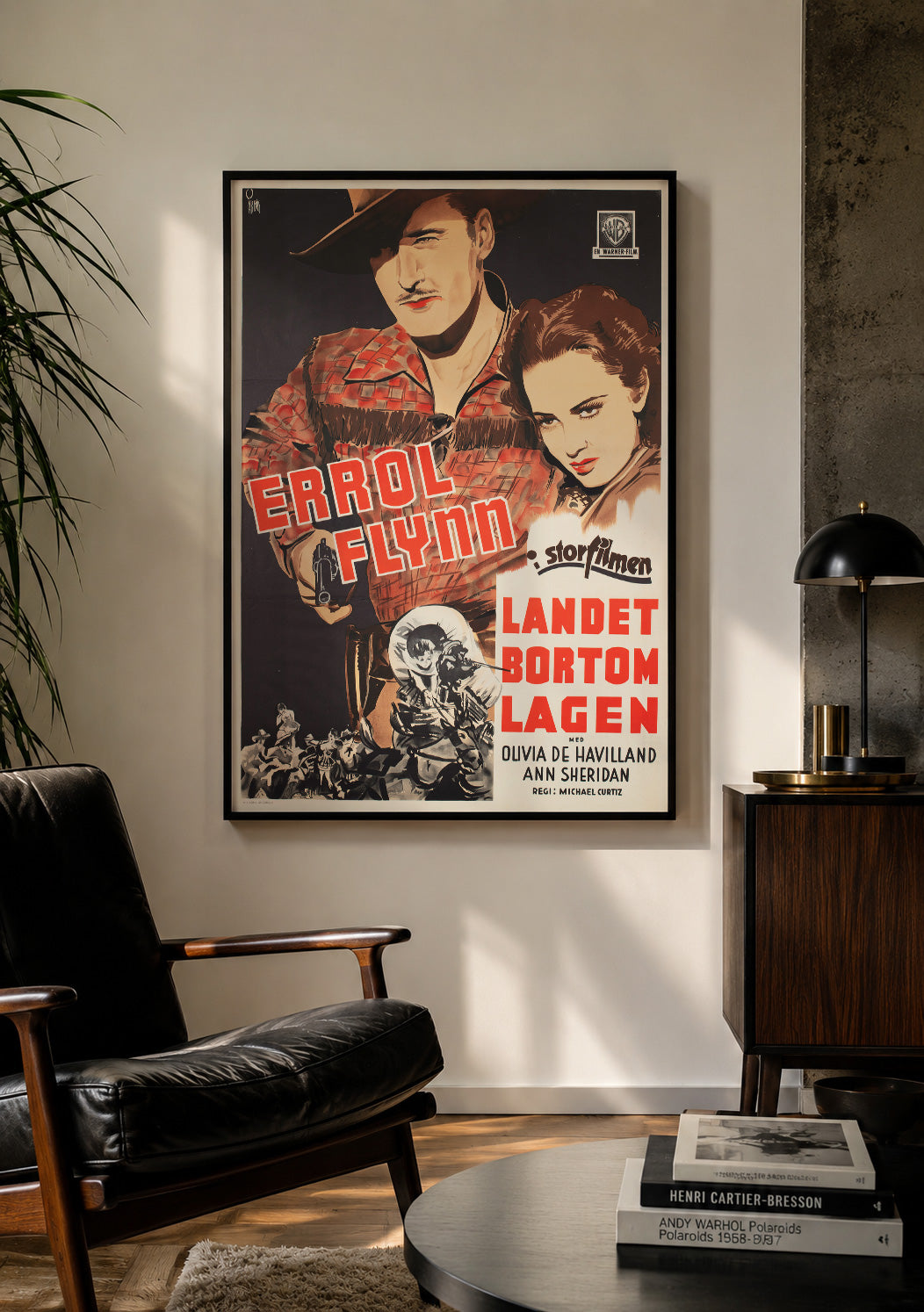 Dodge City 1939 Swedish Film Poster Gösta Åberg