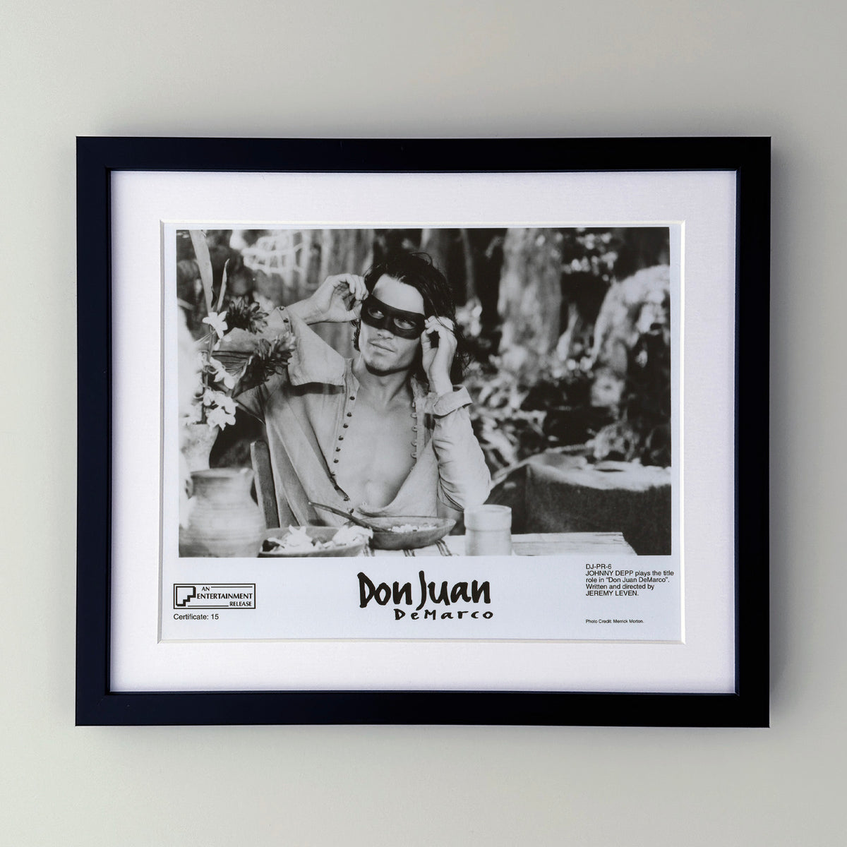 Don Juan DeMarco 1994 Publicity Film Movie Press Still Framed